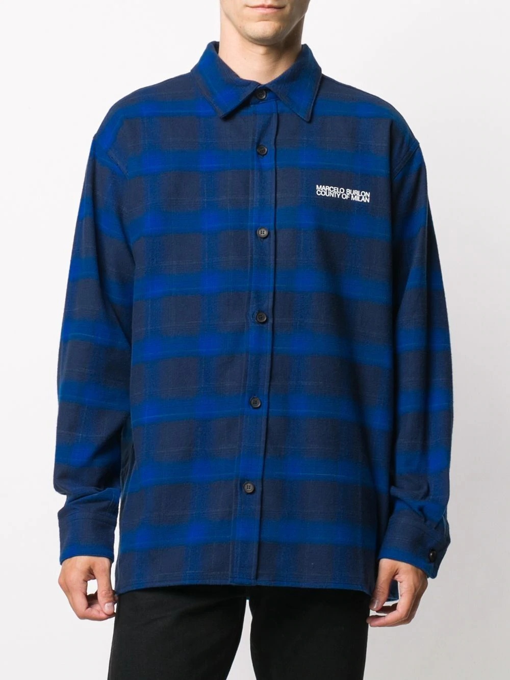 Tiger check-pattern shirt - 3