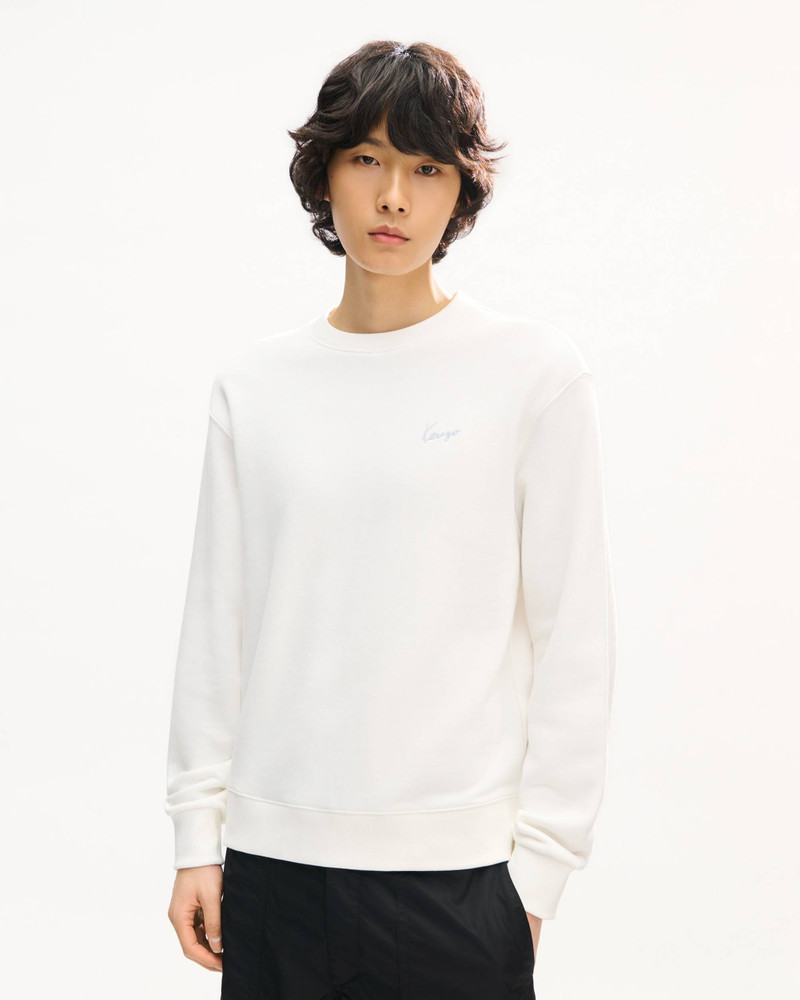 KENZO 'KENZO Signature' embroidered sweatshirt in cotton outlook