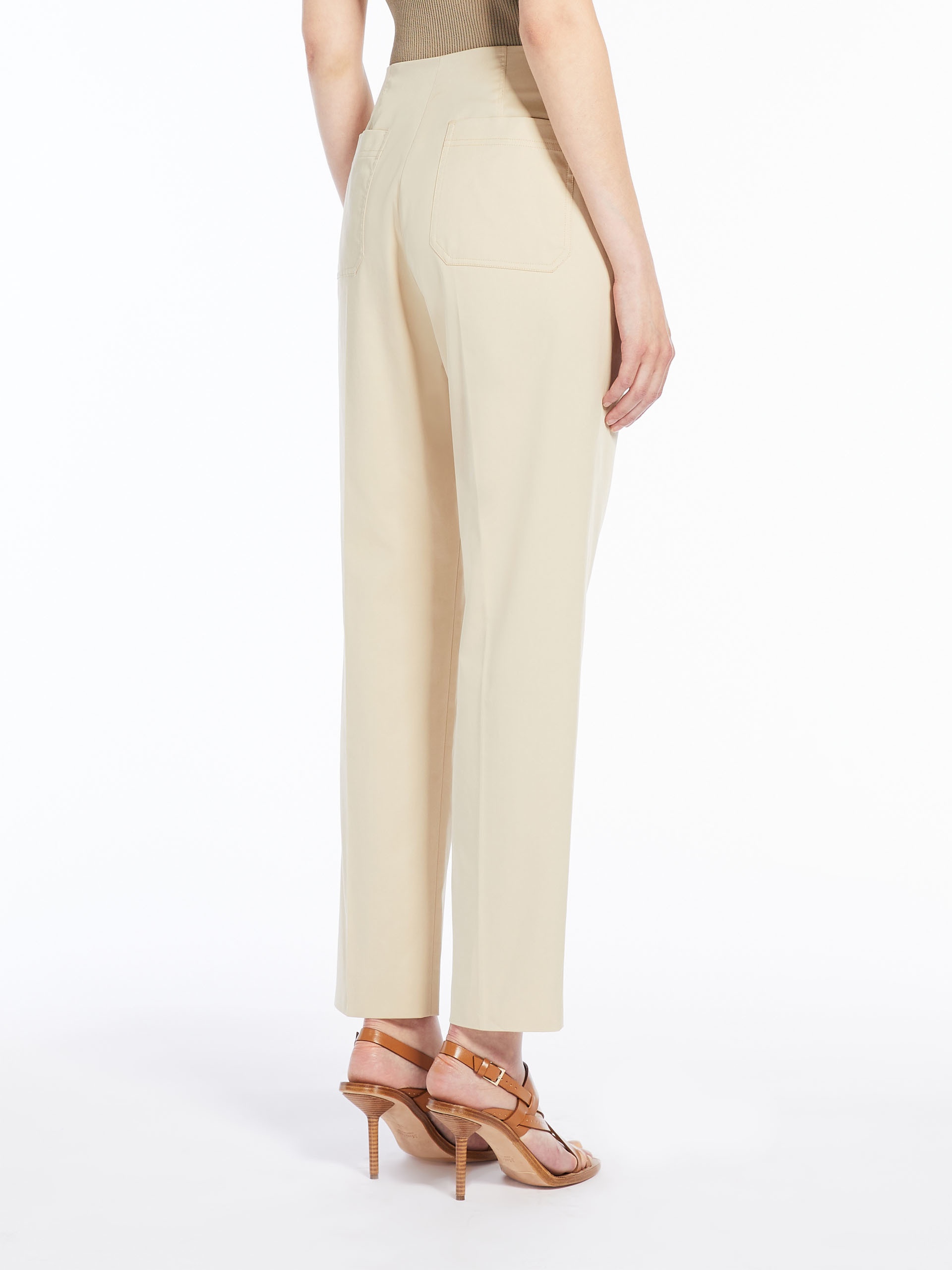 EMPOLI Stretch gabardine slim trousers - 4