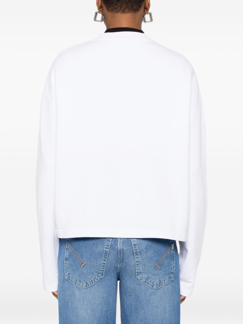 long-sleeved embroidered sweatshirt 4