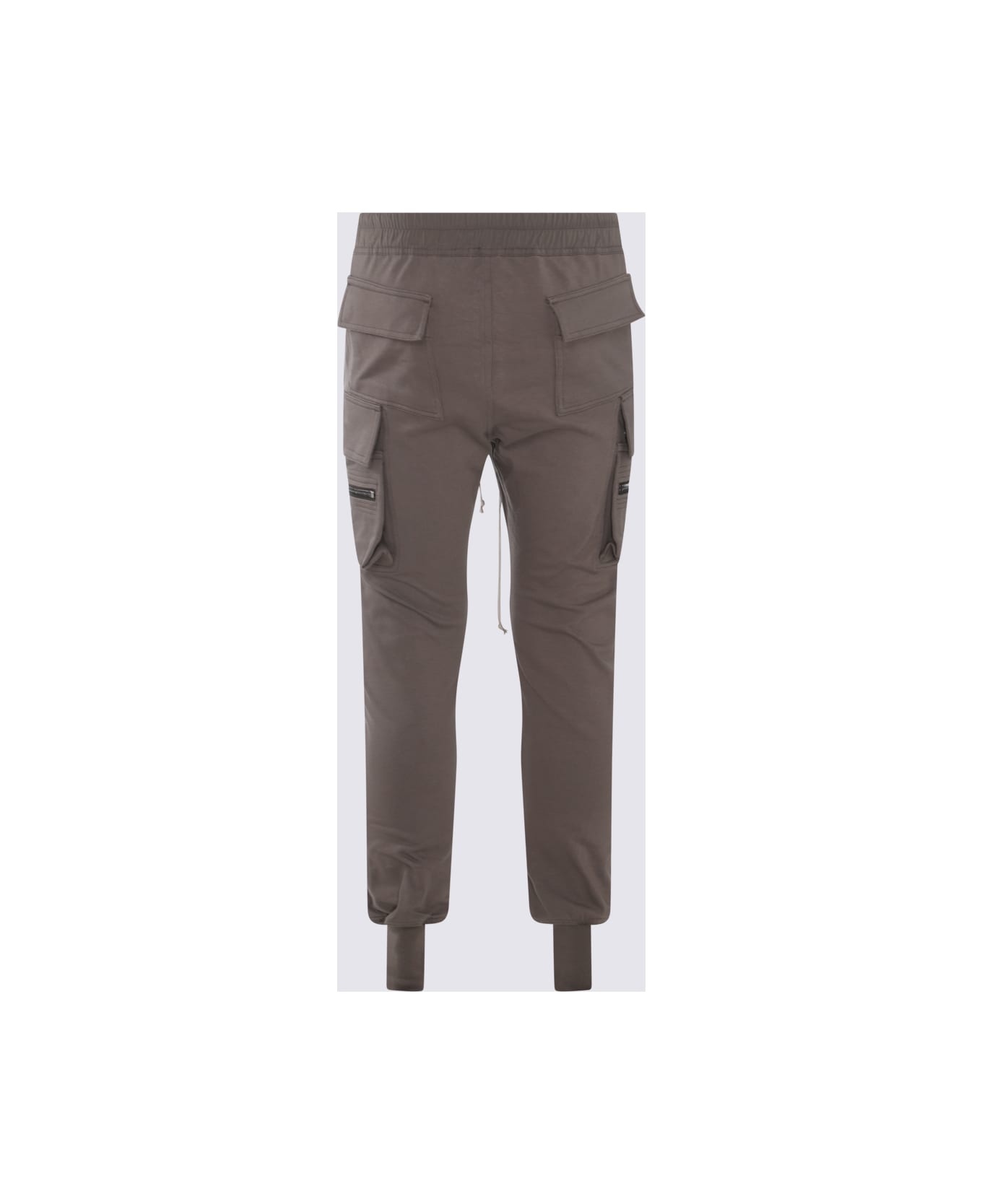 Dust Brown Cotton Pants - 2