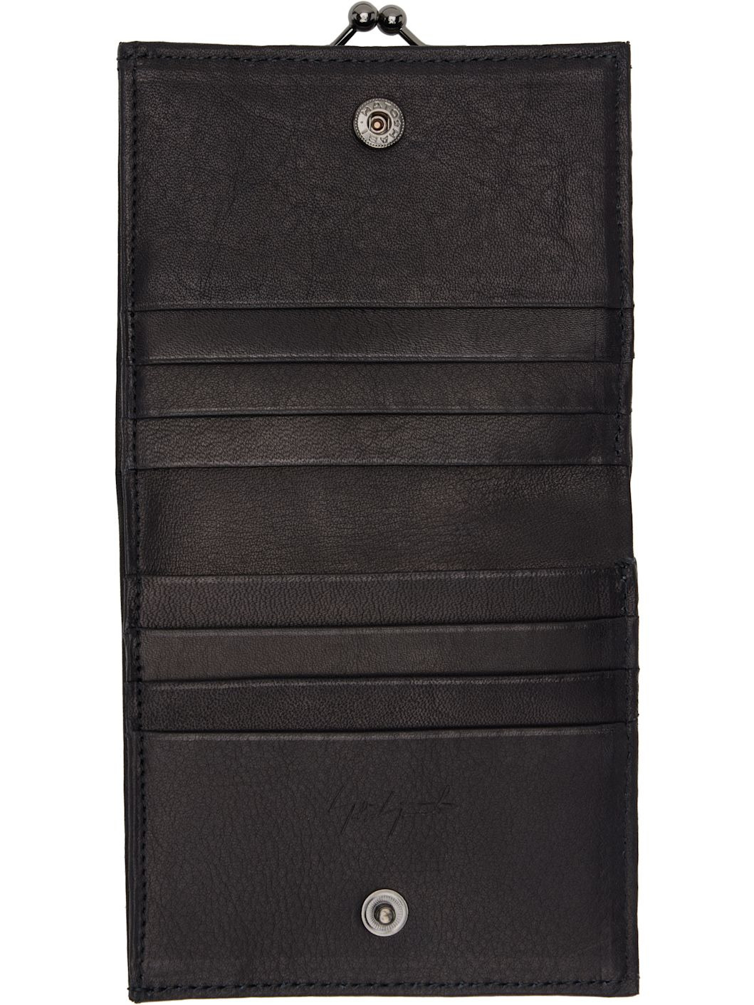 Black Clasp M Wallet - 3
