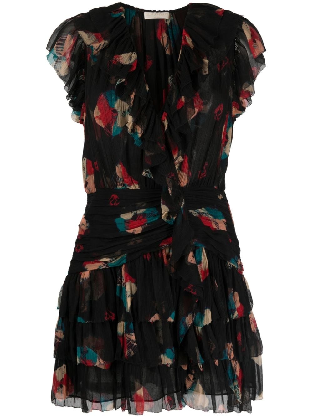 Zina graphic-print minidress - 1