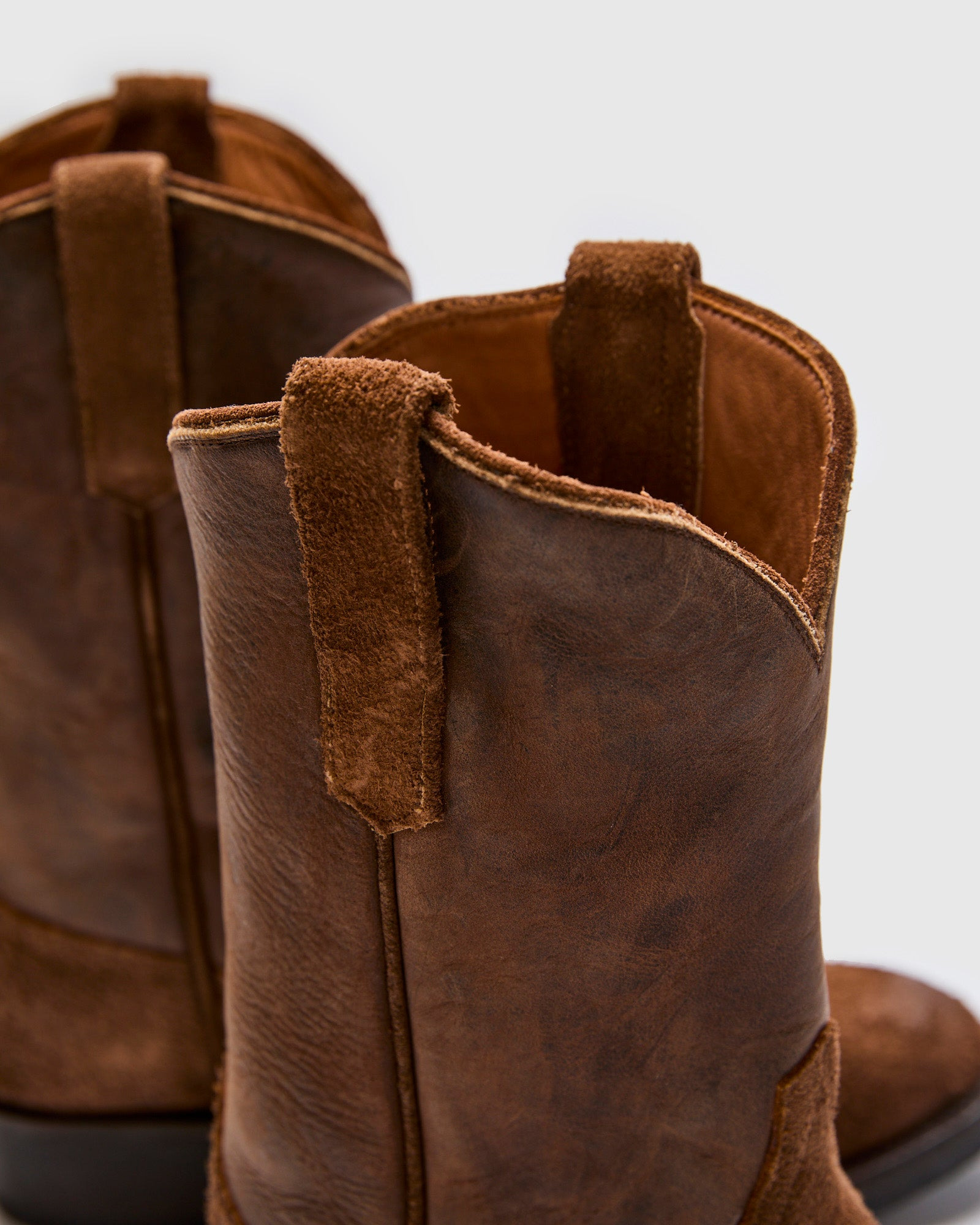 Walker Boot in Brown Roughout - 8