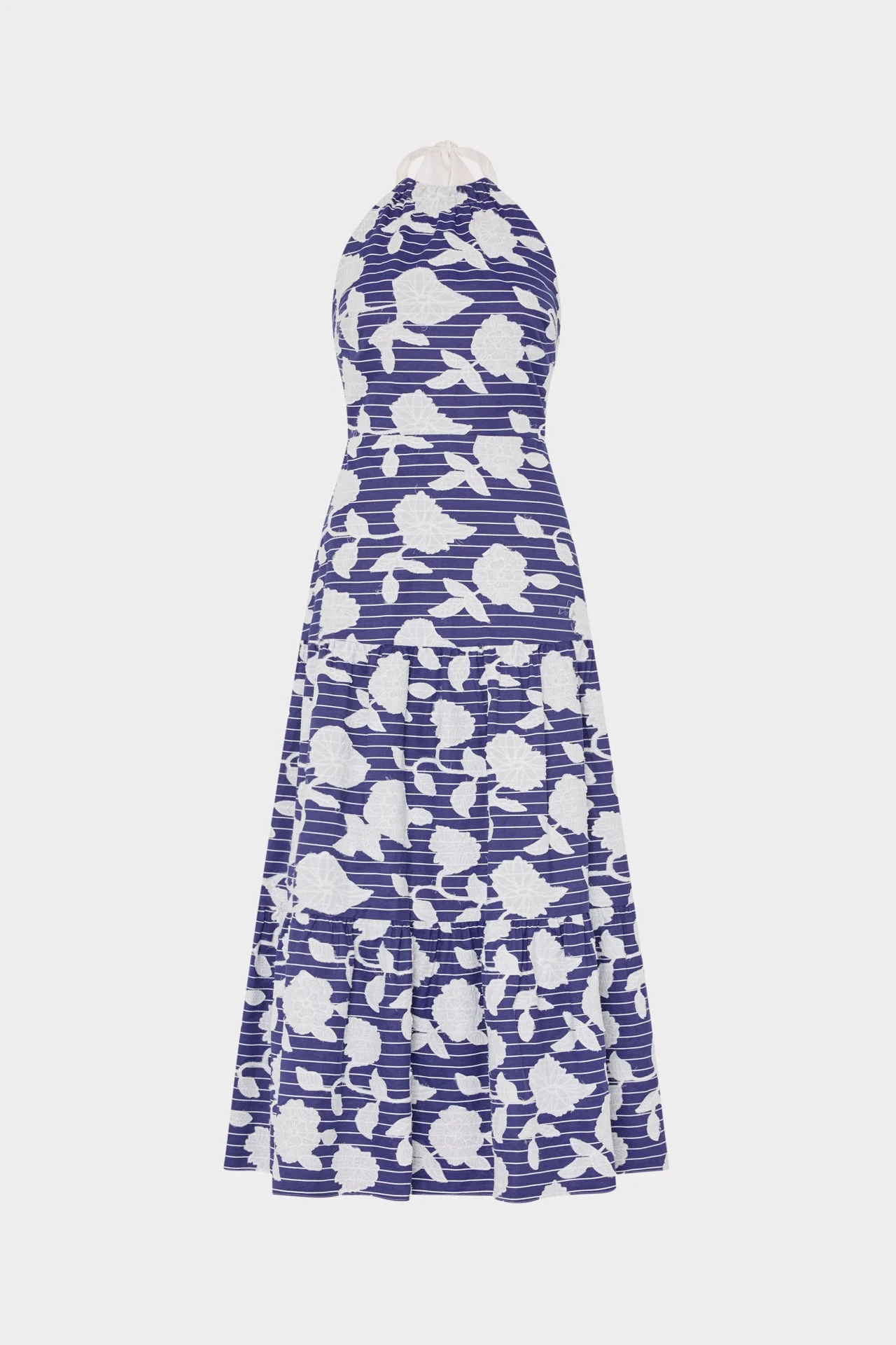 Hayden Floral Embroidered Midi Dress - 1