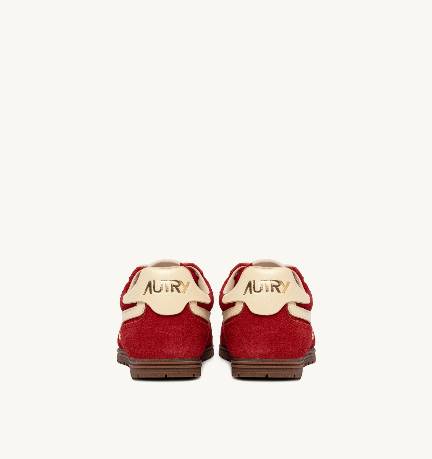 SNEAKERS WINDSPIN IN SUEDE AND LEATHER COLOR RUBY AND RUTABAGA - 3