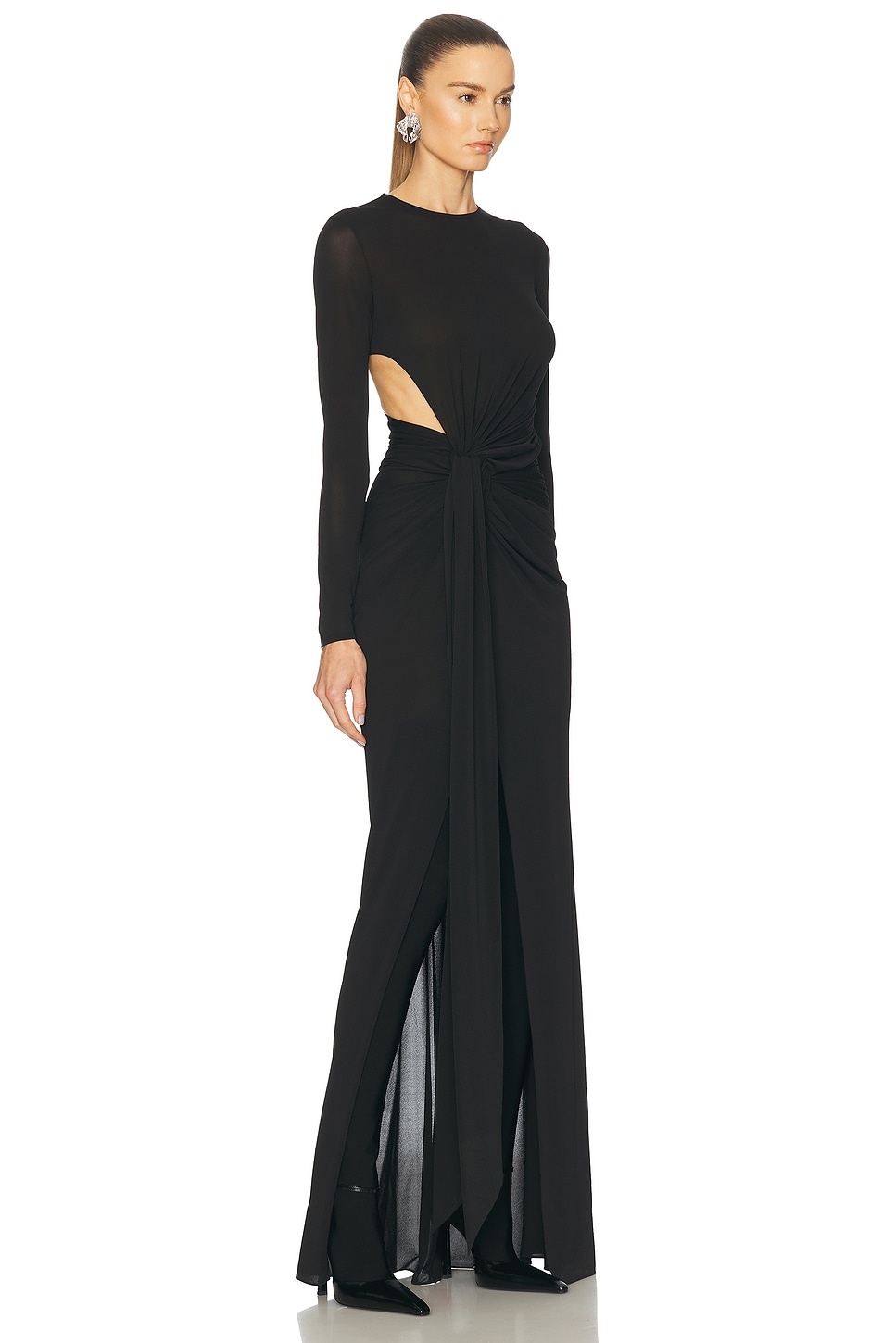 Cut Out Jersey Gown - 2