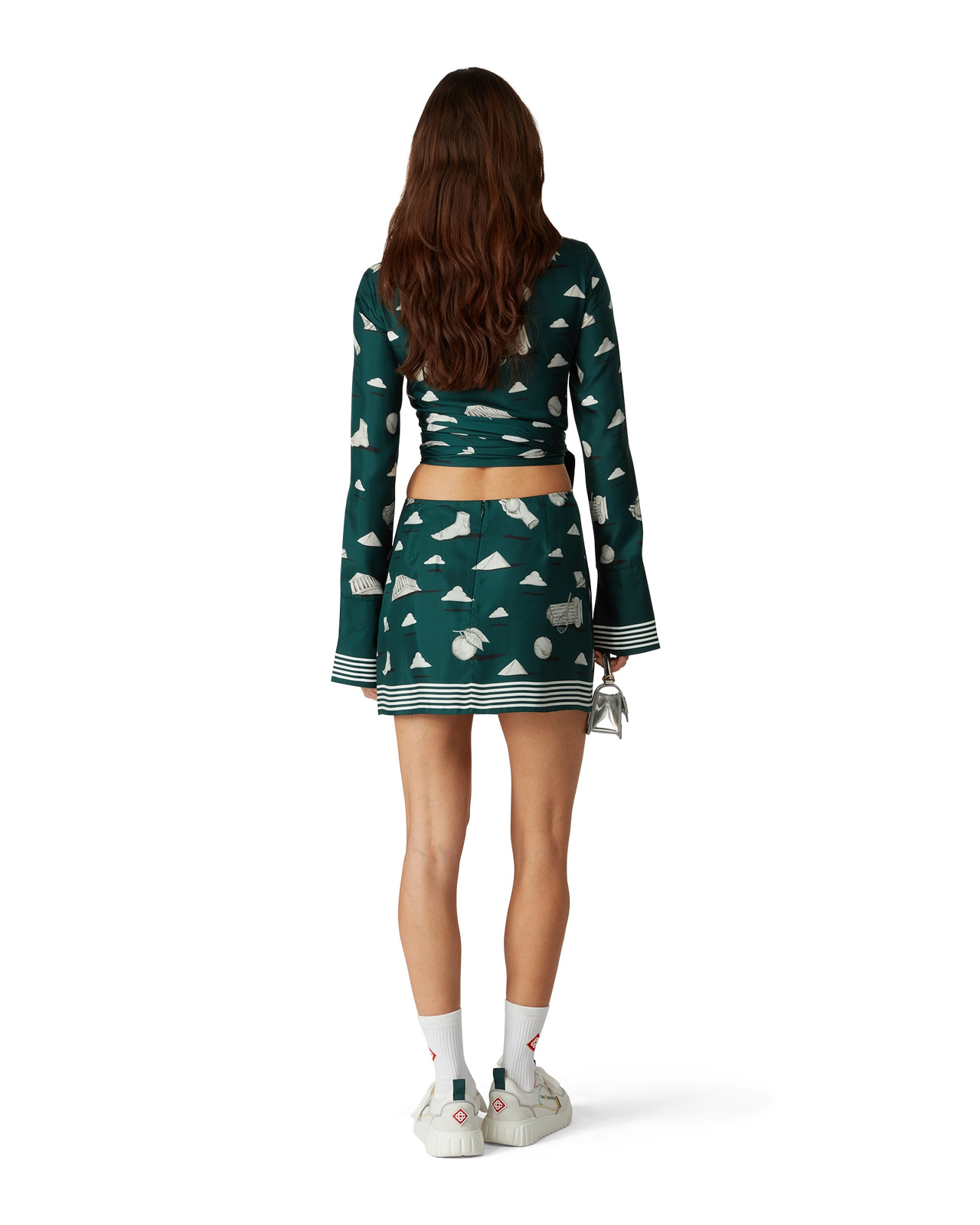 Metaphysical Silk Mini Skirt | Casablanca Paris - 3