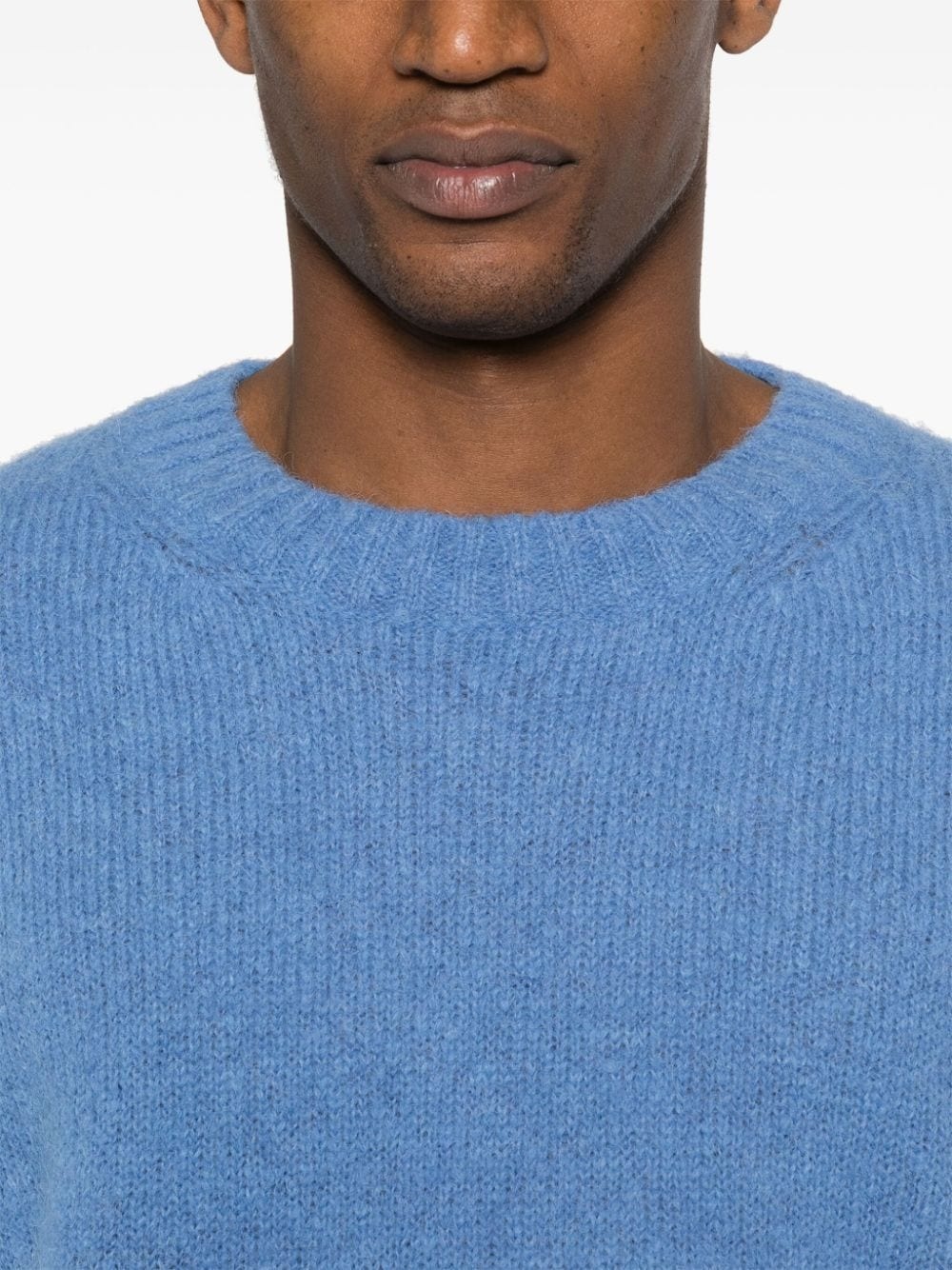 brushed wool blend jumper - 5
