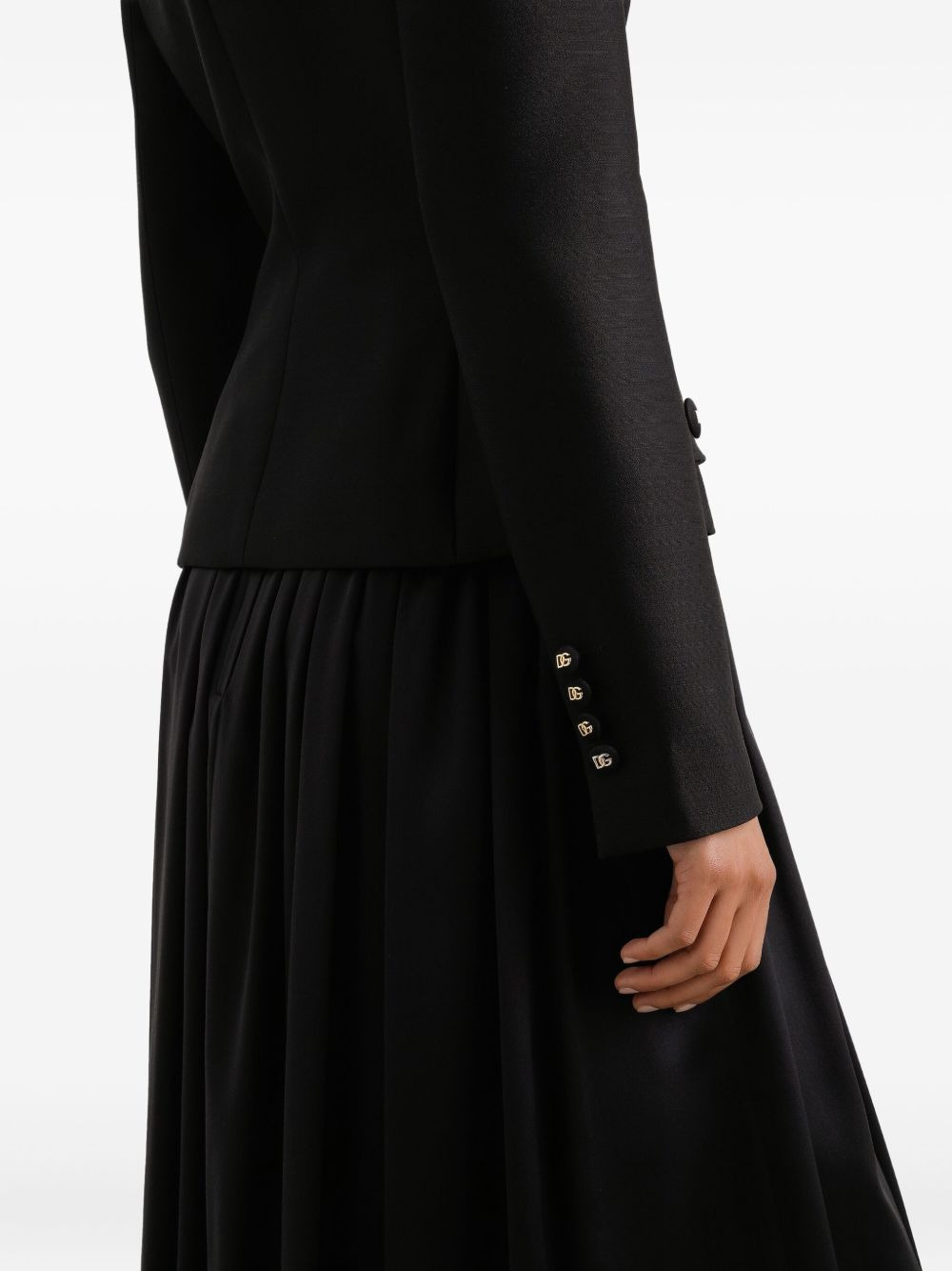 embellished button-up jacket - 5