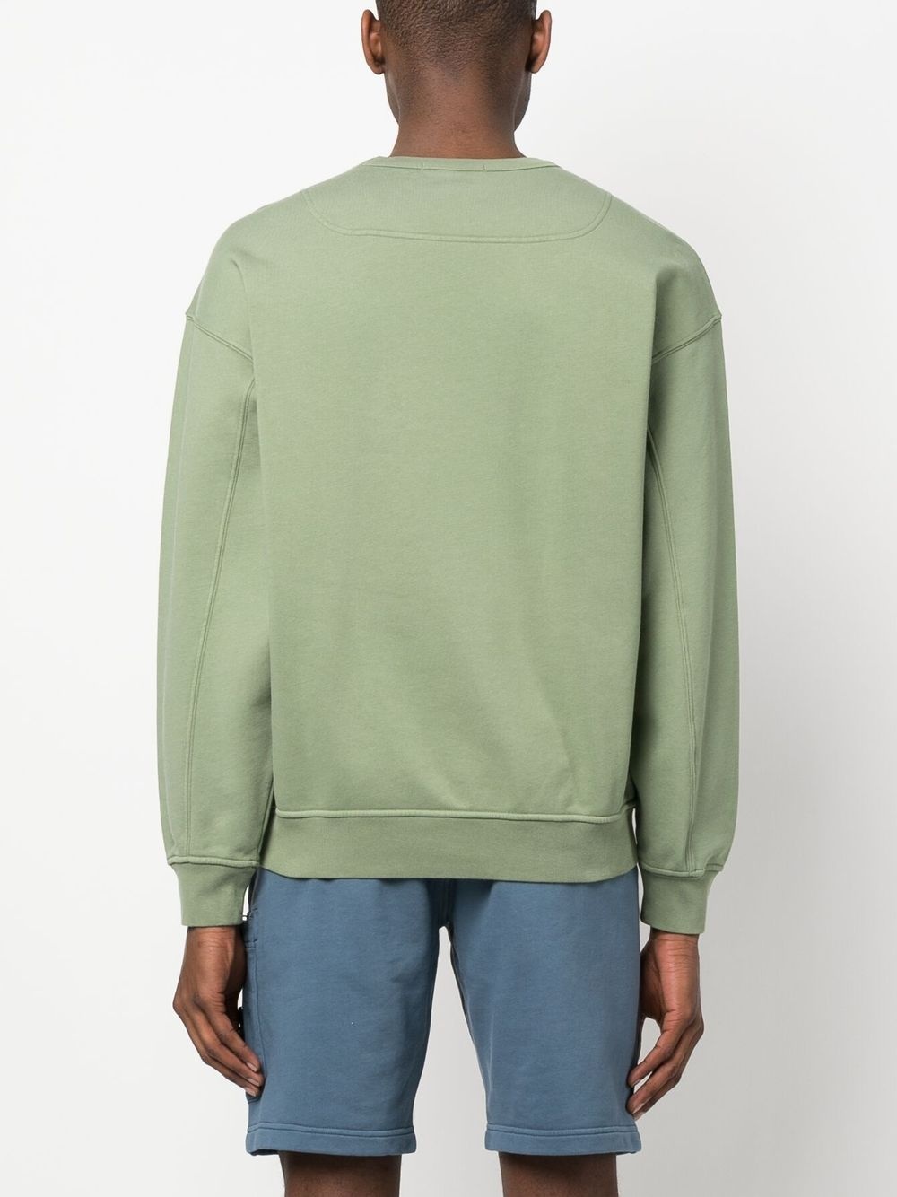 embroidered-logo cotton sweatshirt - 4