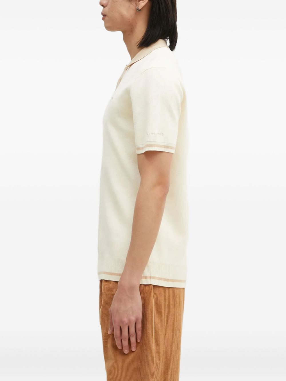 knitted polo shirt - 3