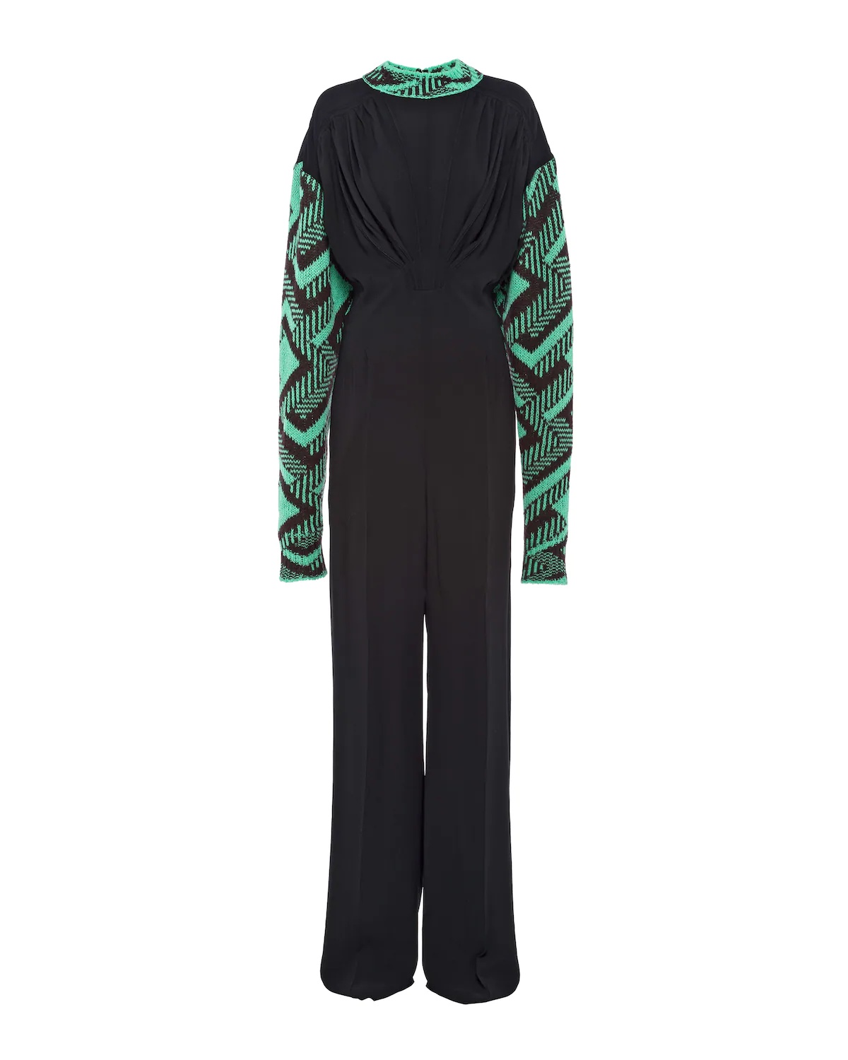 Sablé jumpsuit with jacquard details - 1