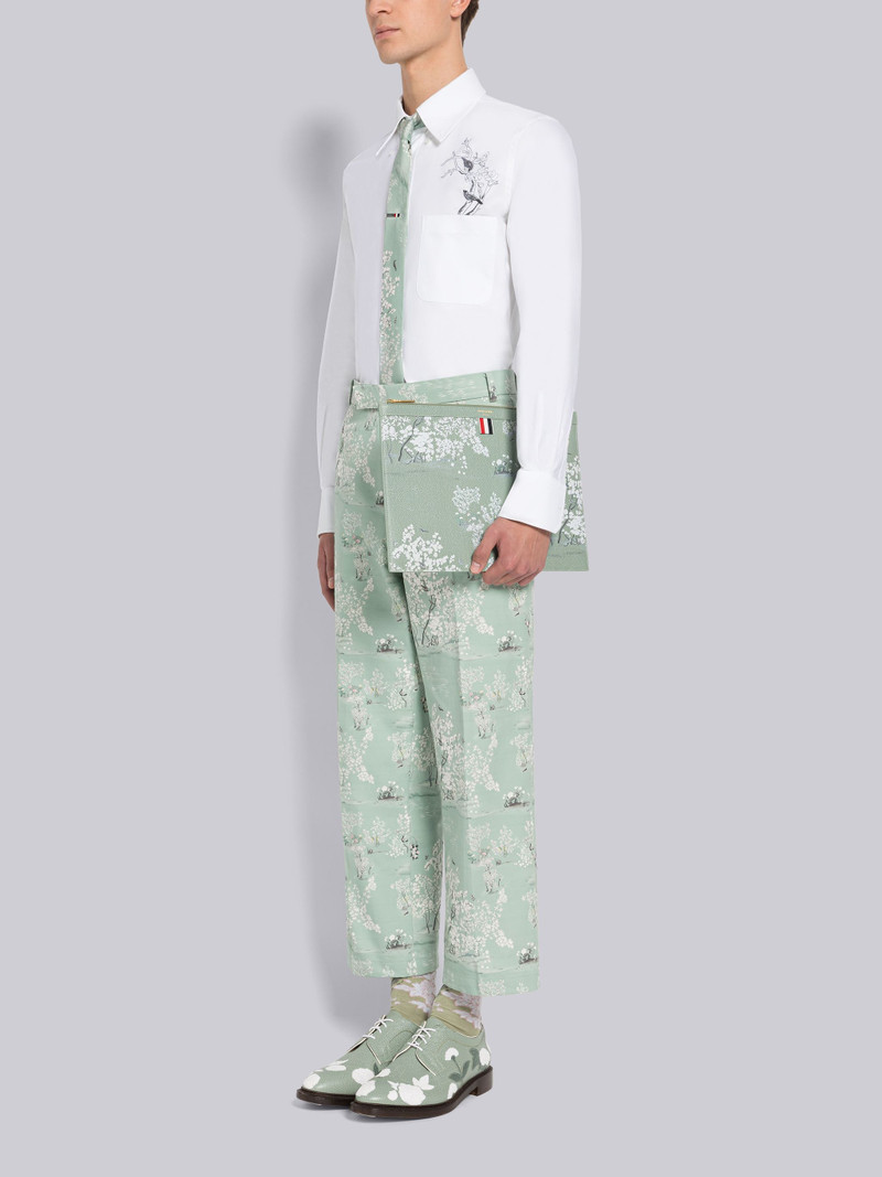 Pebble Grain Leather Toile Medium Document Holder 4