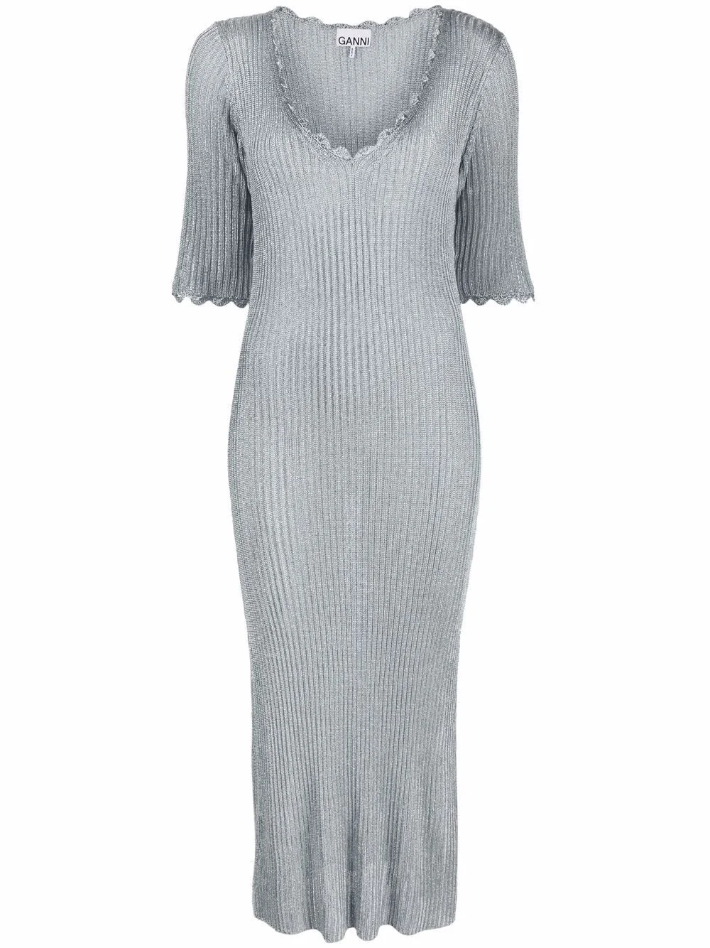 ribbed-knit dress - 1
