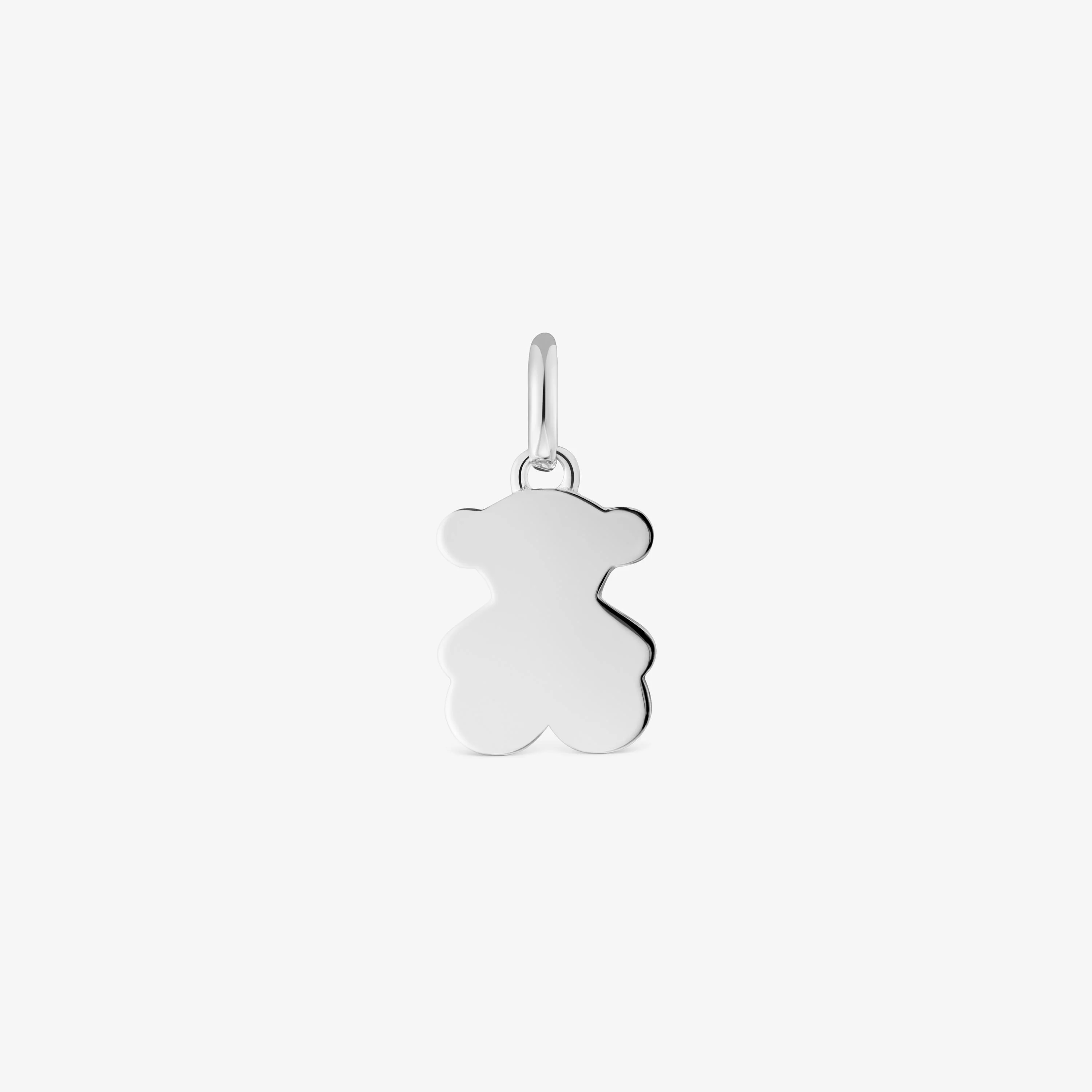 Small 12mm silver bear pendant Sweet Dolls - 1