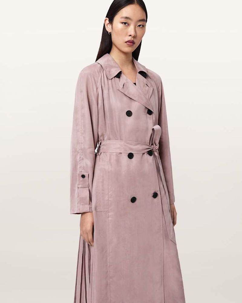 LIZIE DOUBLE BREASTED TRENCH COAT 5