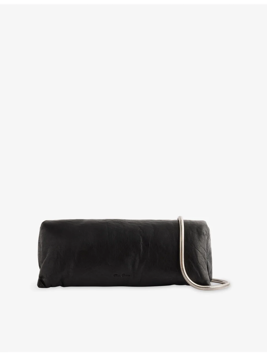 Soft Elongated Leather Clutch Bag - 1