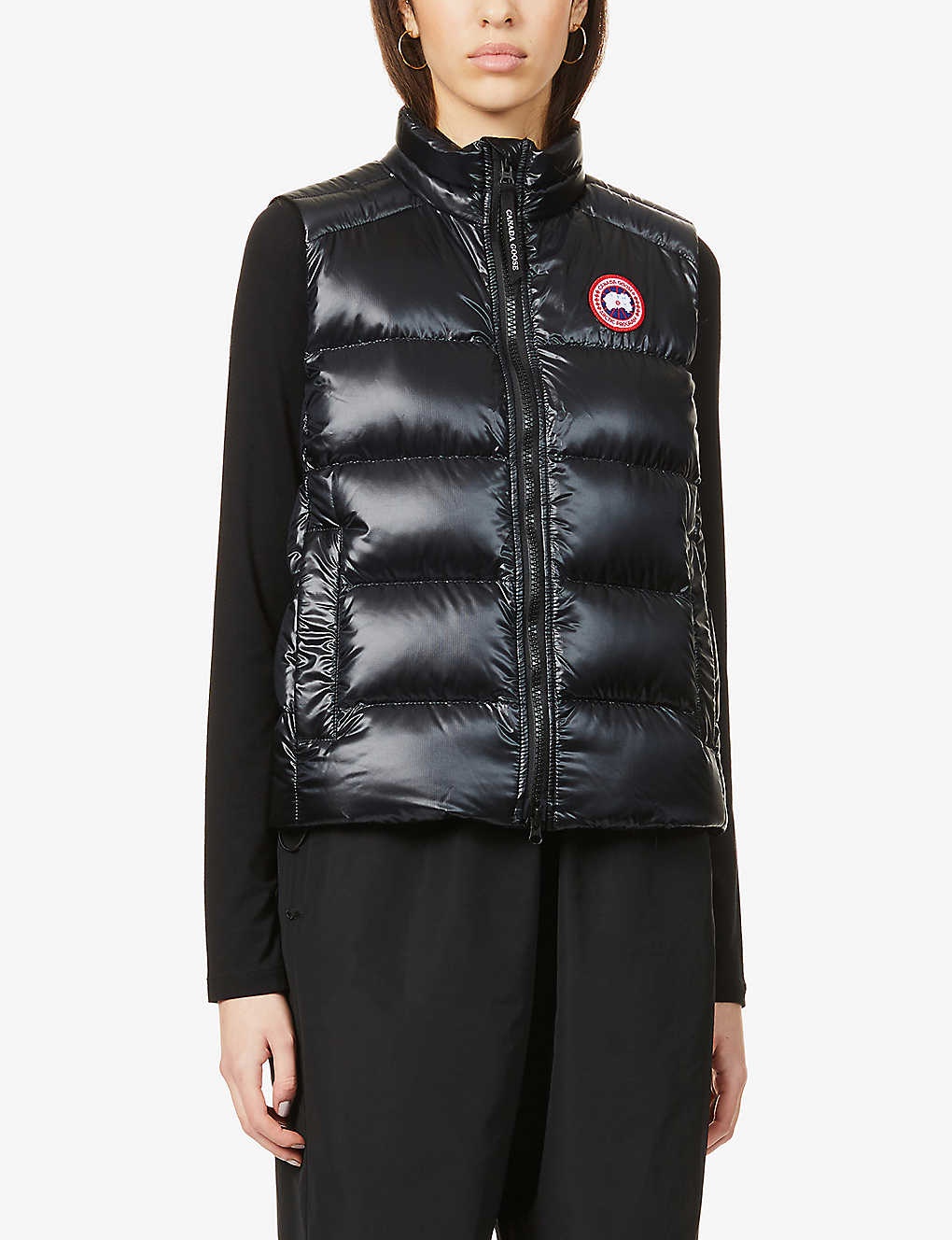 Canada Goose Cypress padded recycled nylon down gilet selfridges REVERSIBLE