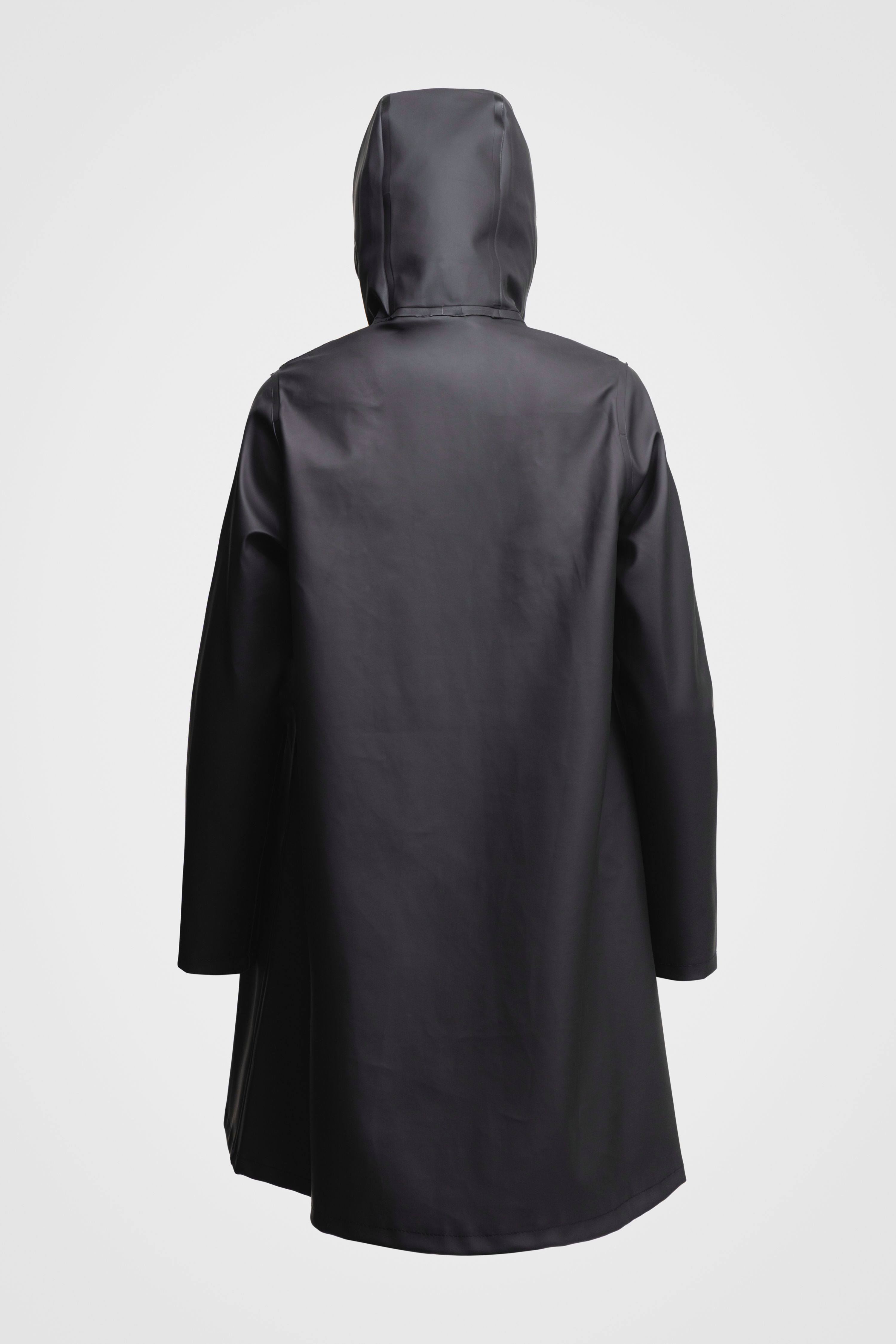 Black Raincoat for Women - Mosebacke - 11