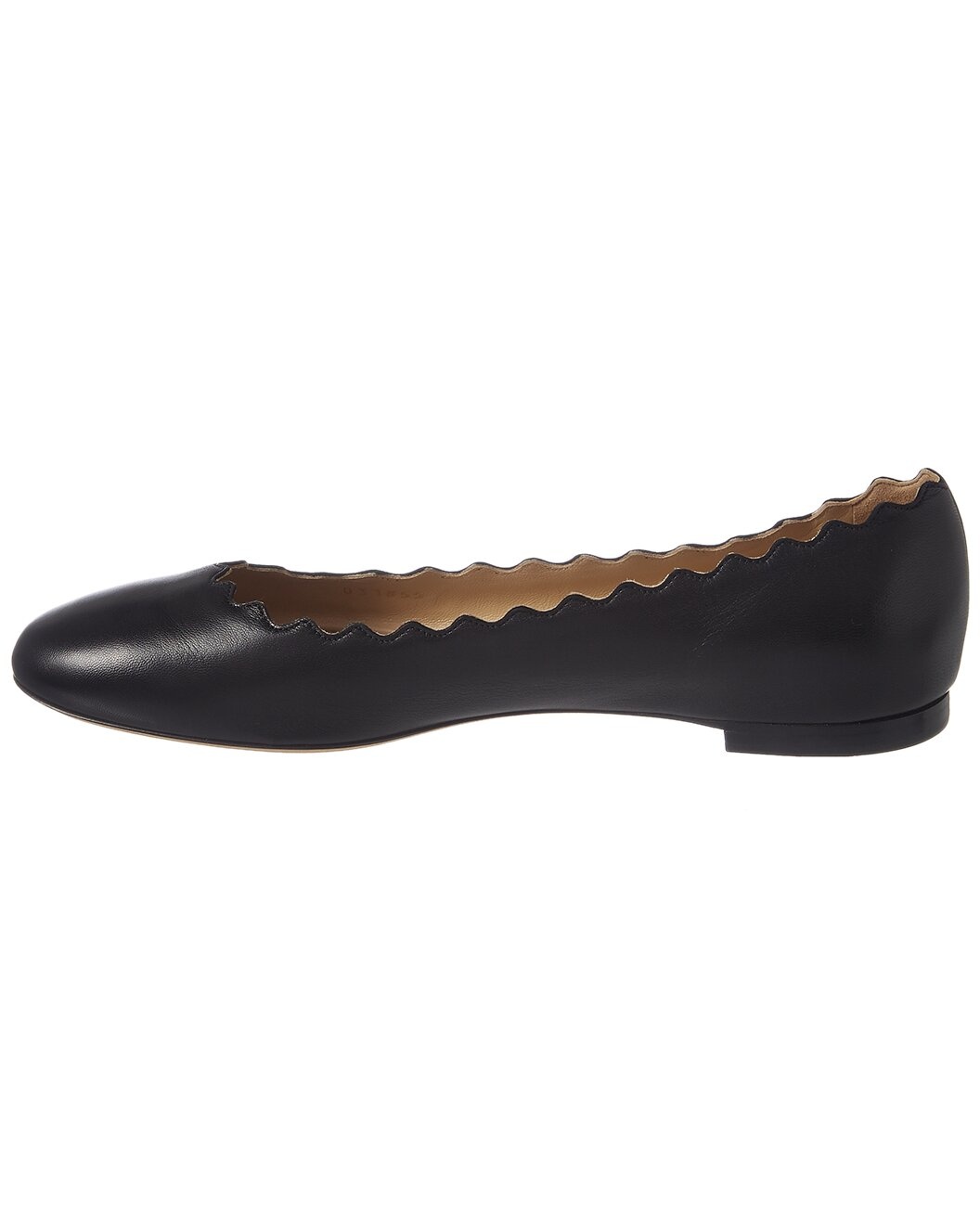 Chloé Lauren Scalloped Leather Ballerina Flat - 2