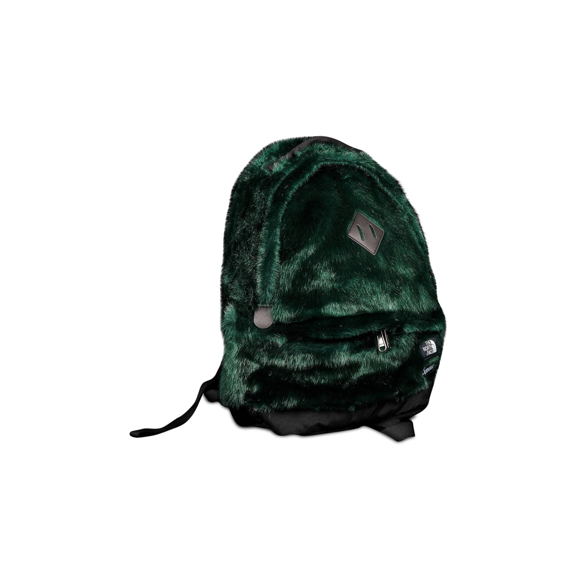 Supreme Supreme x The North Face Faux Fur Backpack 'Green' | REVERSIBLE