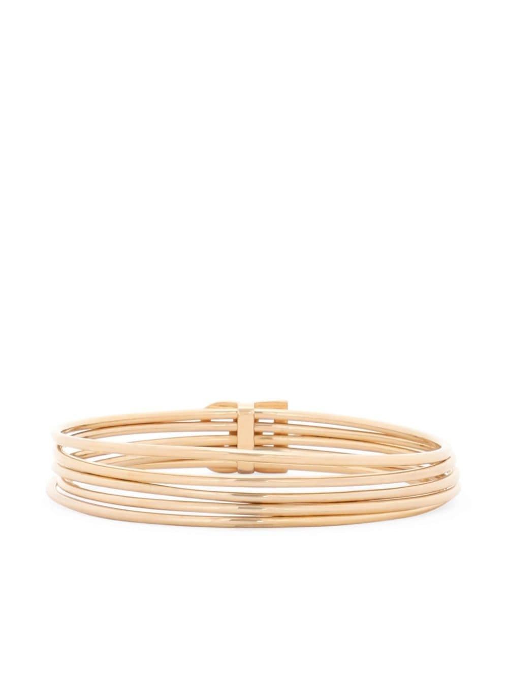 DG logo-charm multi-hoop bangle - 2