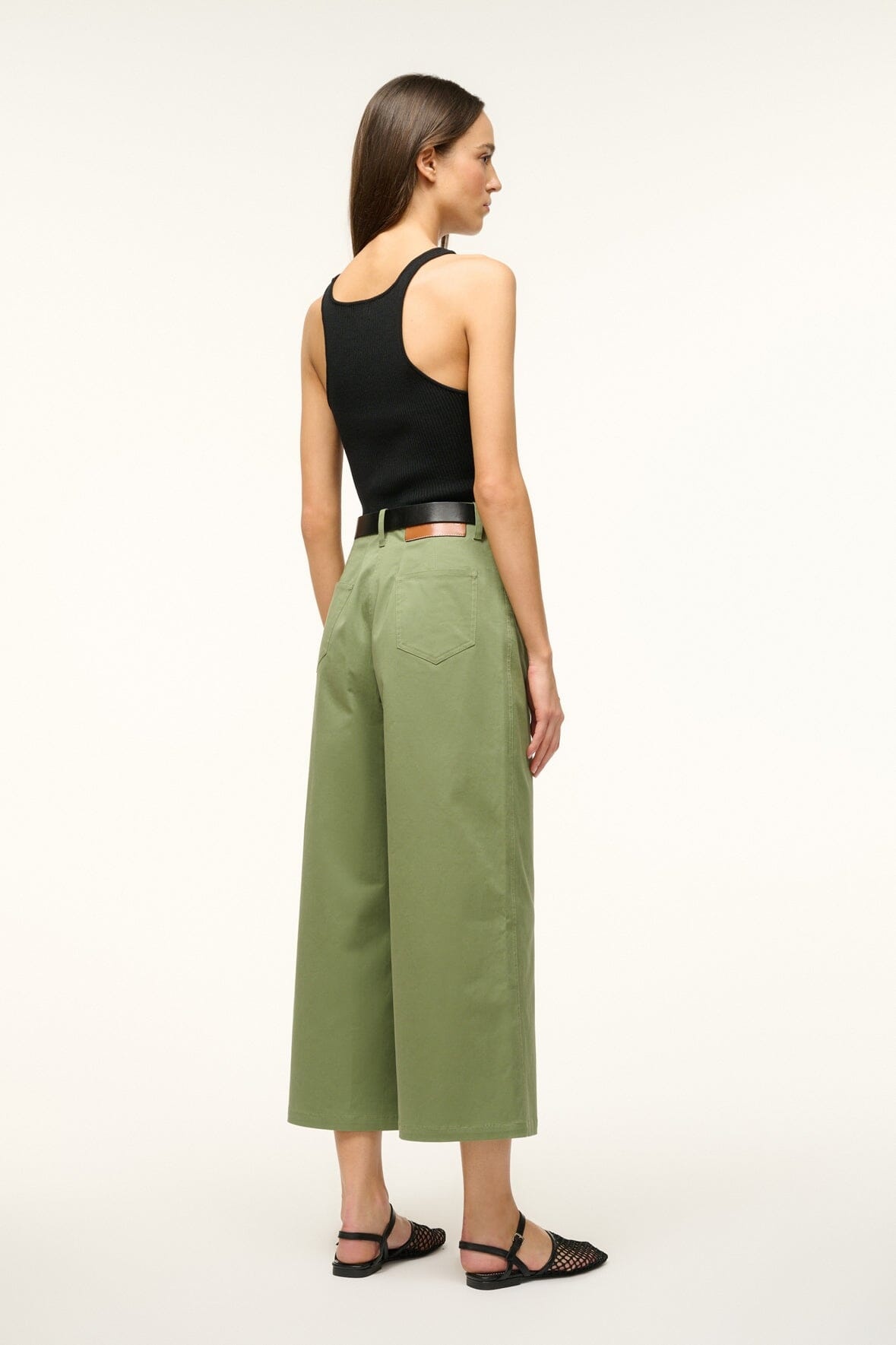 STAUD LUCA PANT MOSS - 4