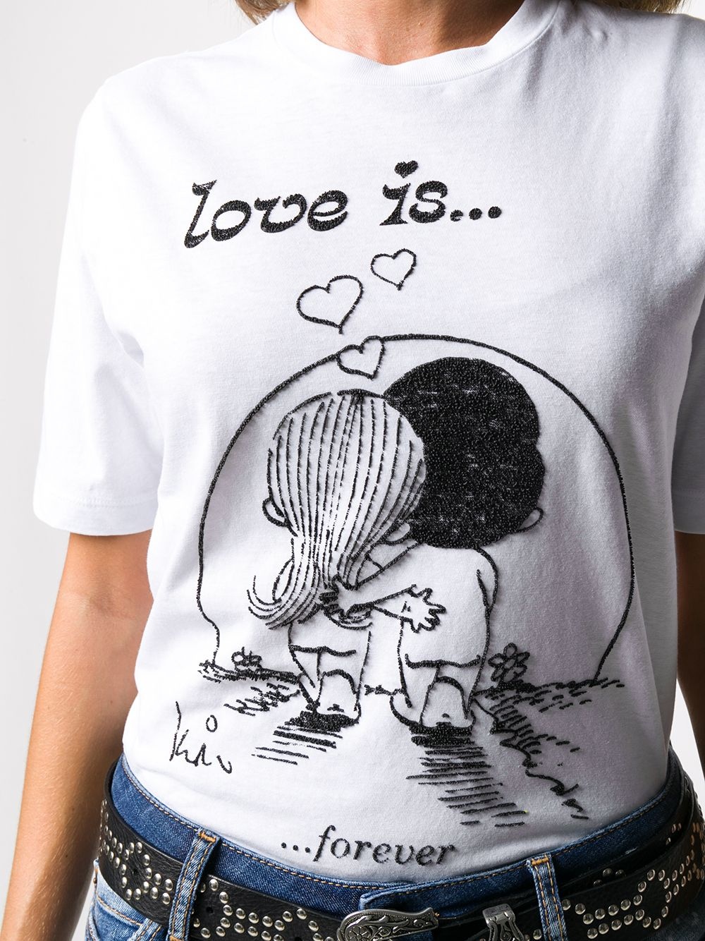 Love is Forever graphic-print T-shirt - 5