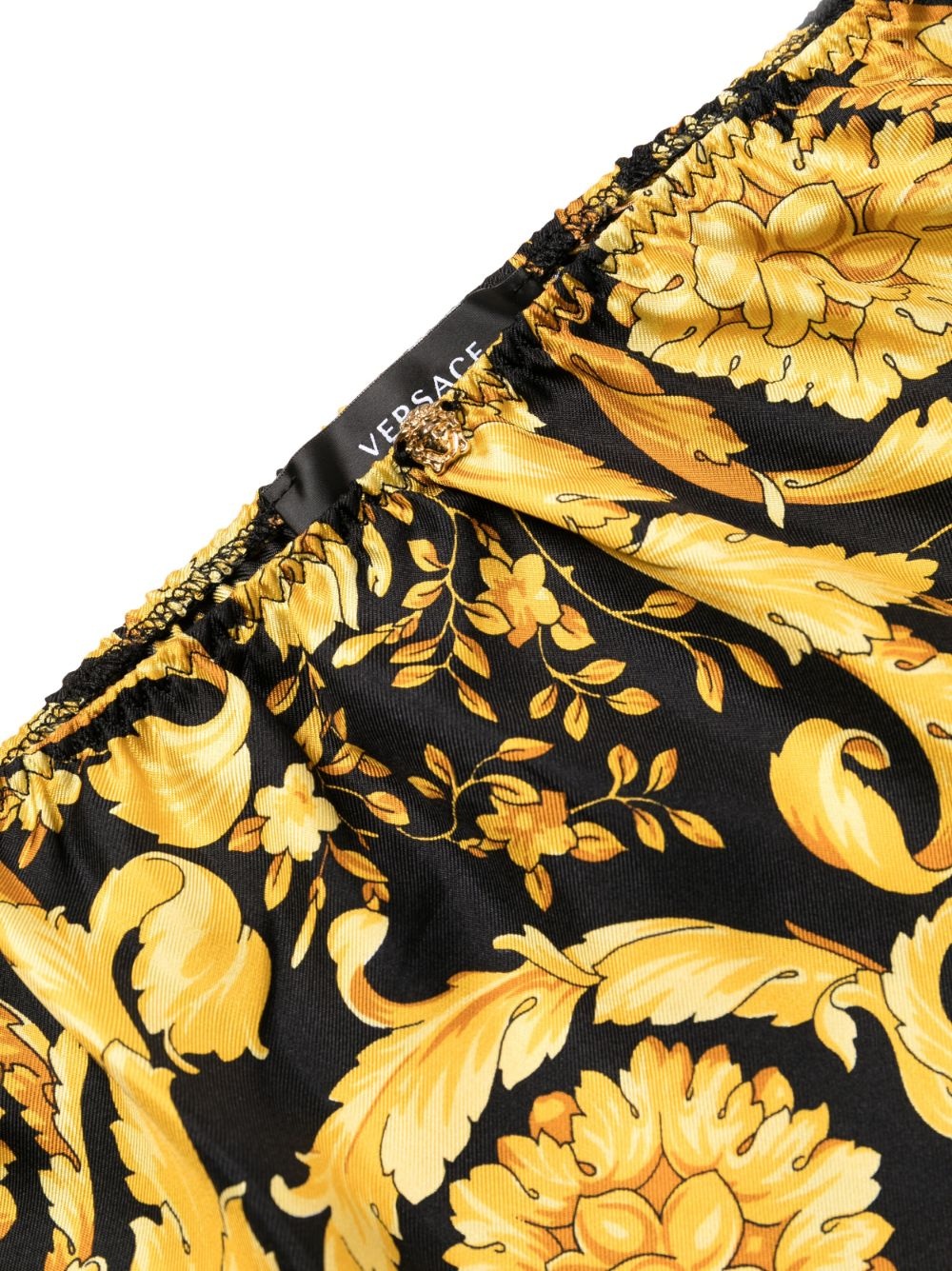 Barocco-print silk inner skirt - 3