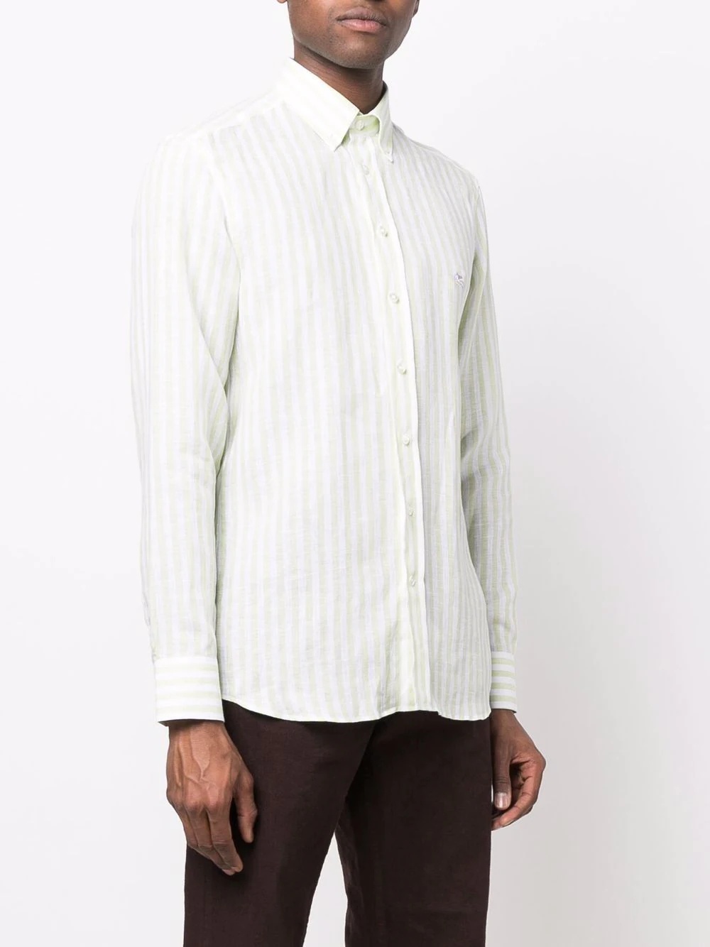 striped long-sleeve shirt - 3