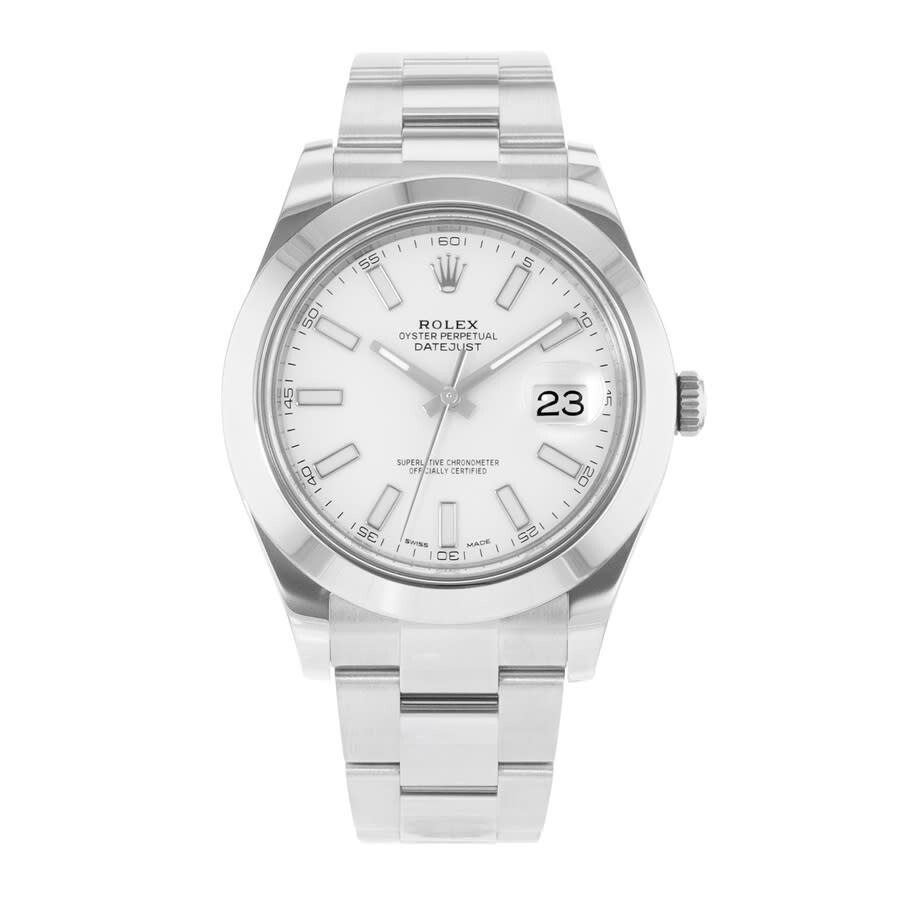 Pre-owned Rolex Datejust II Automatic Chronometer White Dial Men's Watch 116300 WSO - 2
