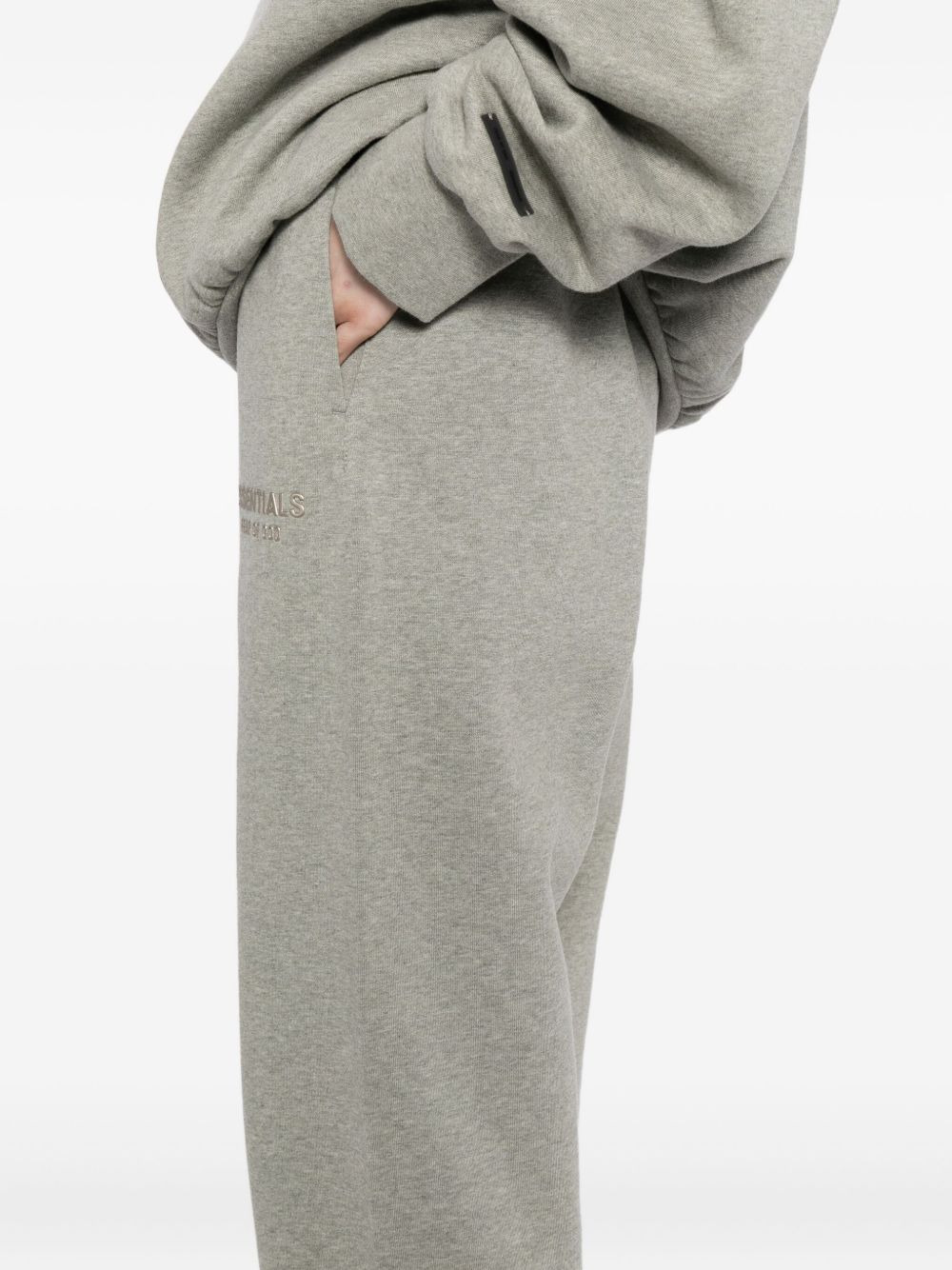 logo-embossed trousers - 5