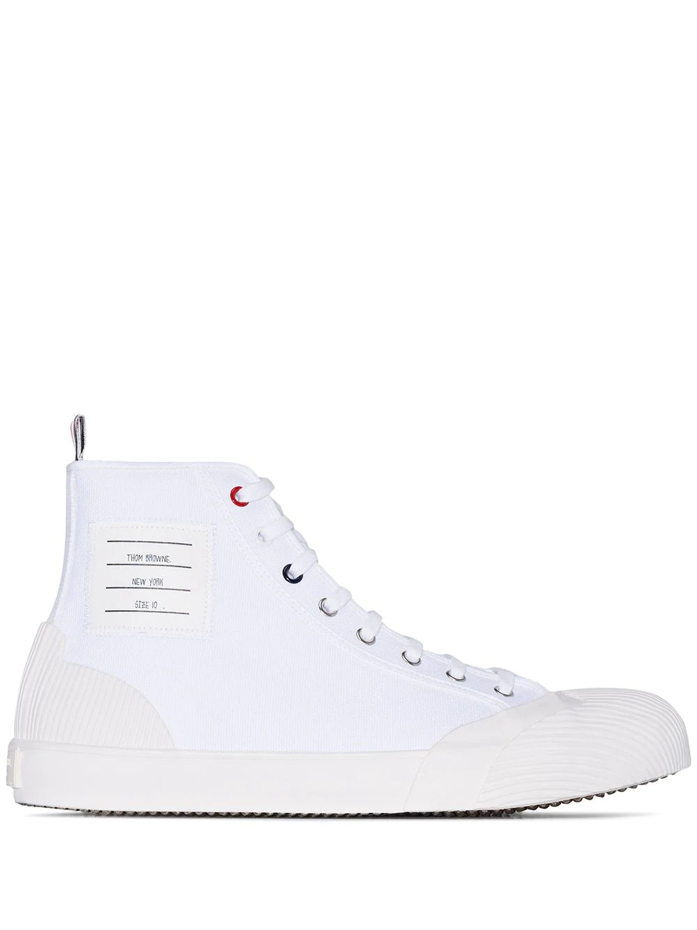 Vulcanised 4-Bar high-top sneakers - 1