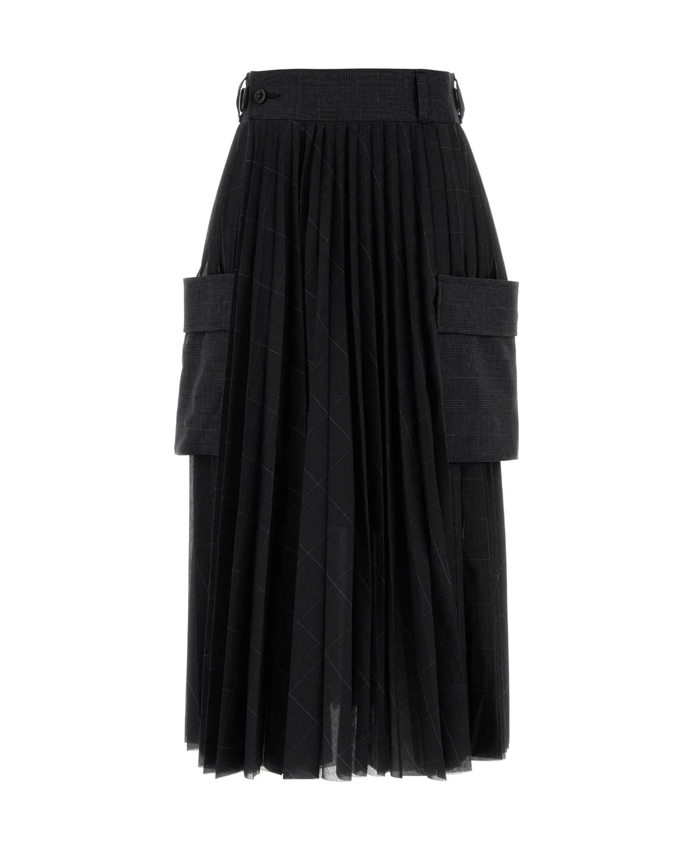 Embroidered Polyester Skirt - 1