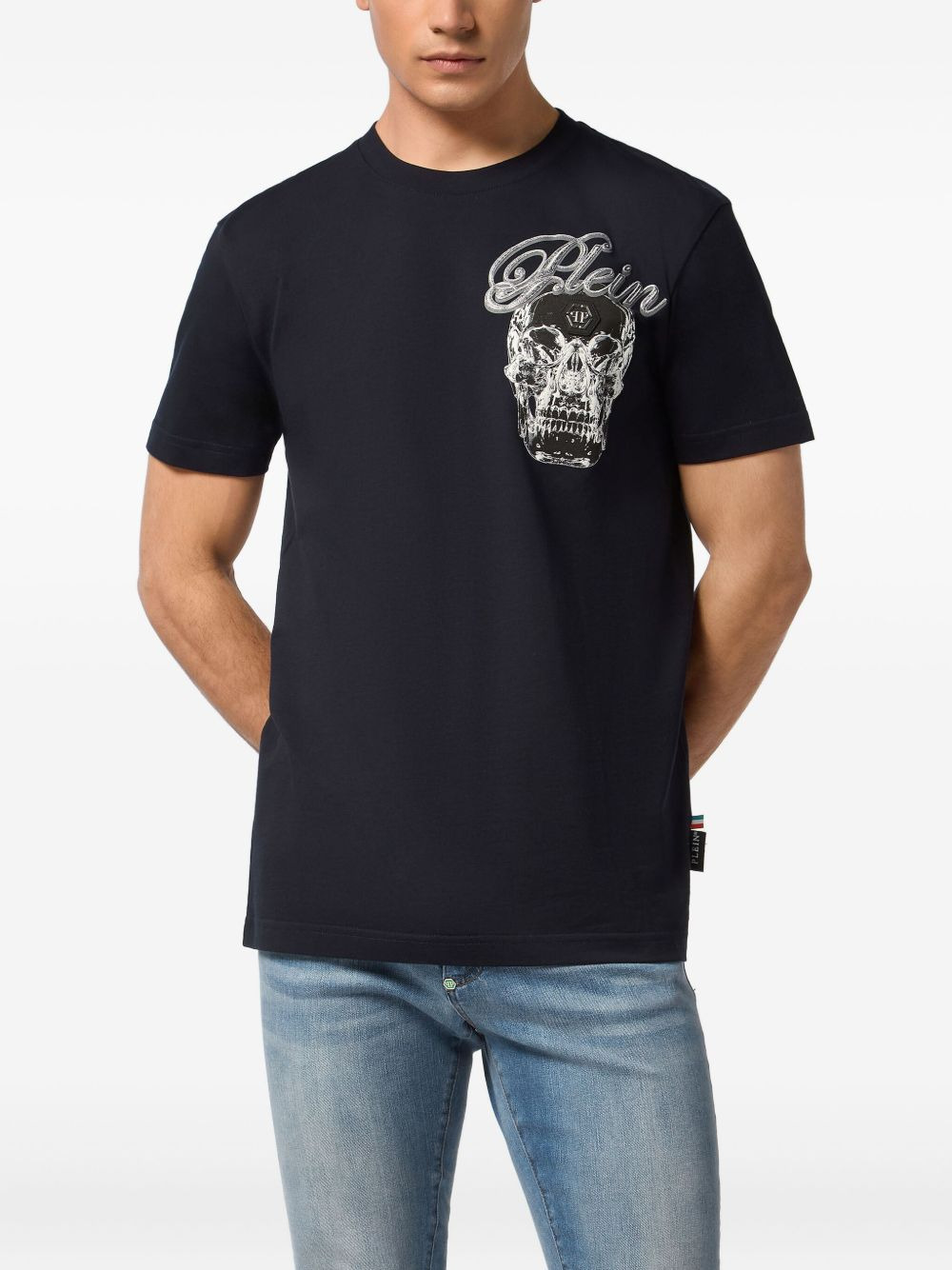 skull-graphic T-shirt - 2