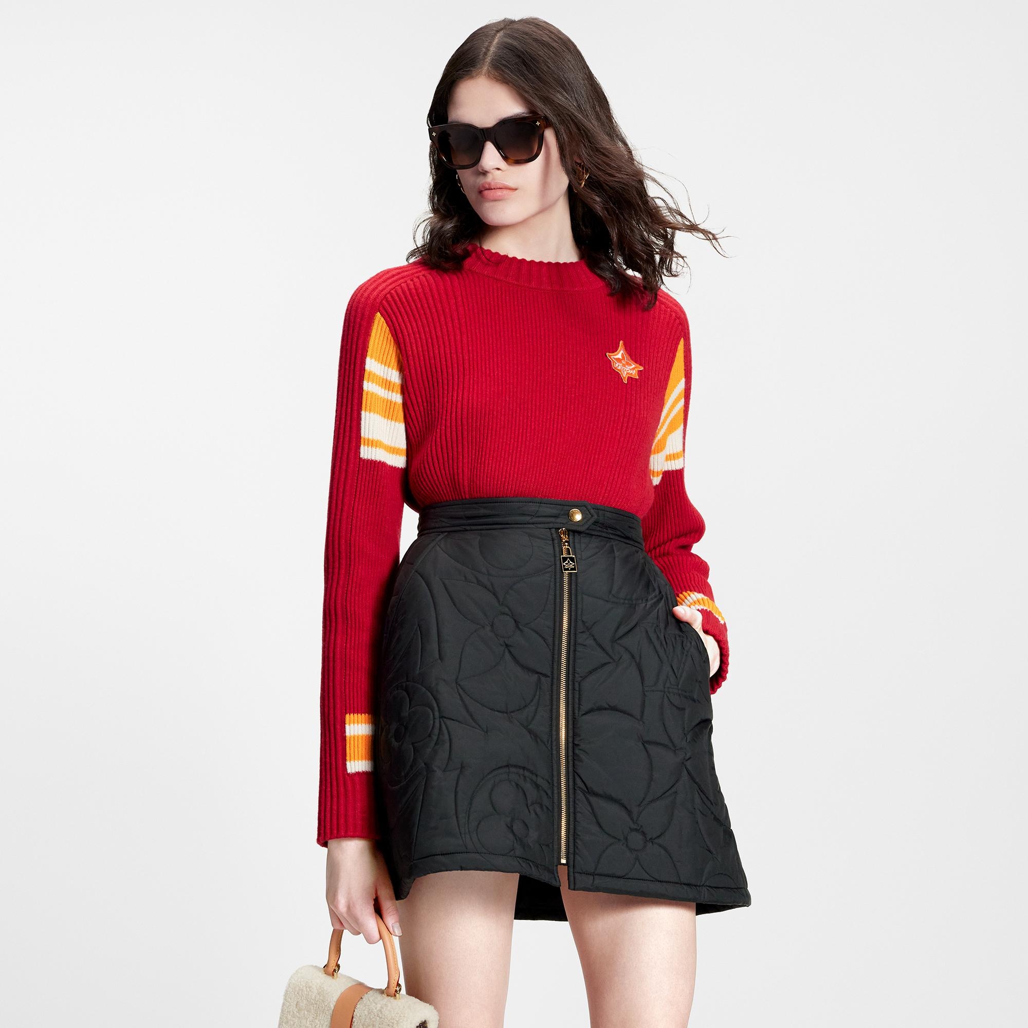 Quilted Monogram Mini Skirt - 5