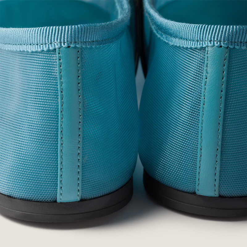 Miu Miu Mesh fabric ballerinas outlook