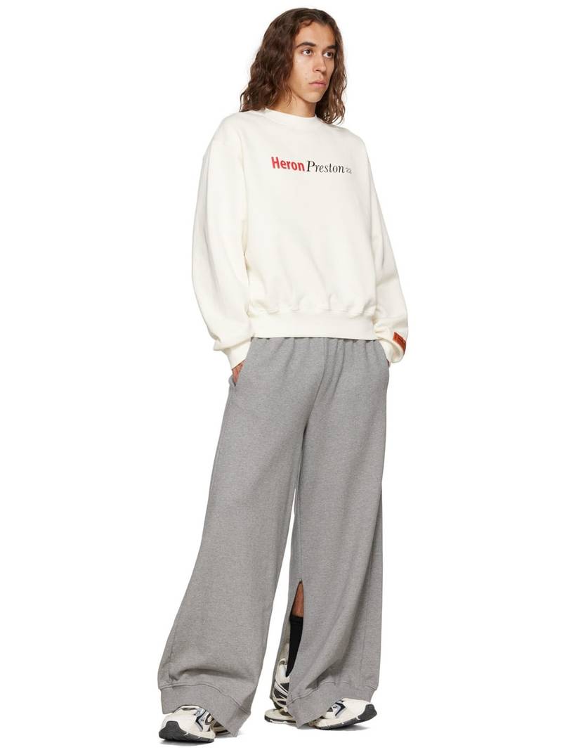 Heron Preston White Heron Censored Sweatshirt outlook
