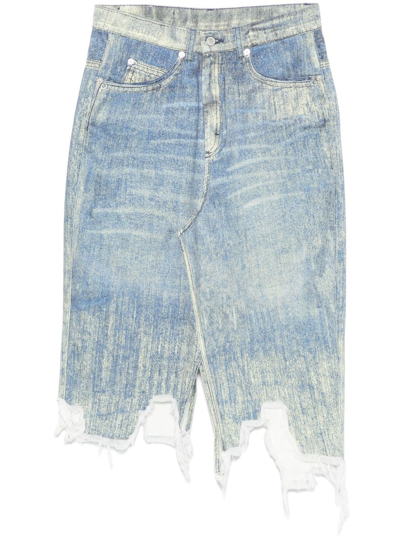 denim midi skirt 1