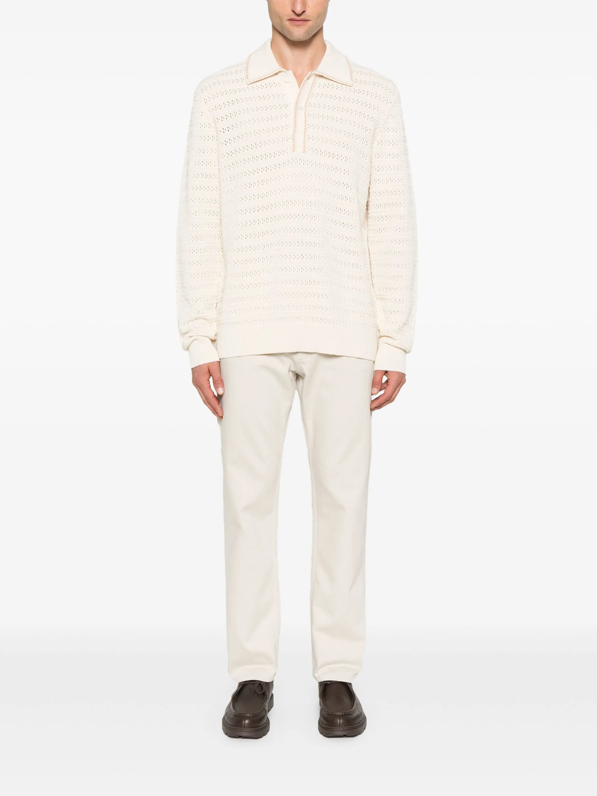 Josh long sleeve polo shirt - 2