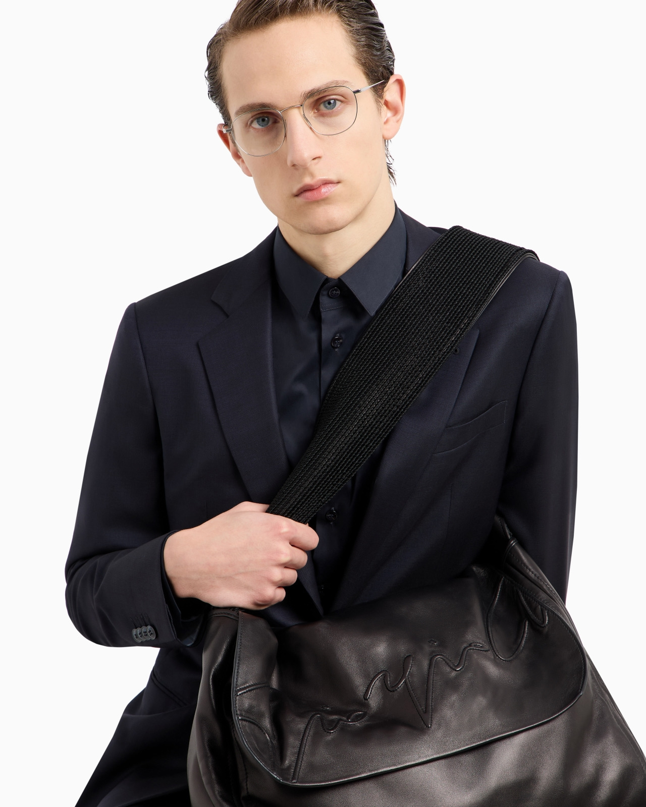 MANHATTAN LINE VIRGIN-WOOL SINGLE-BREASTED SUIT - 7