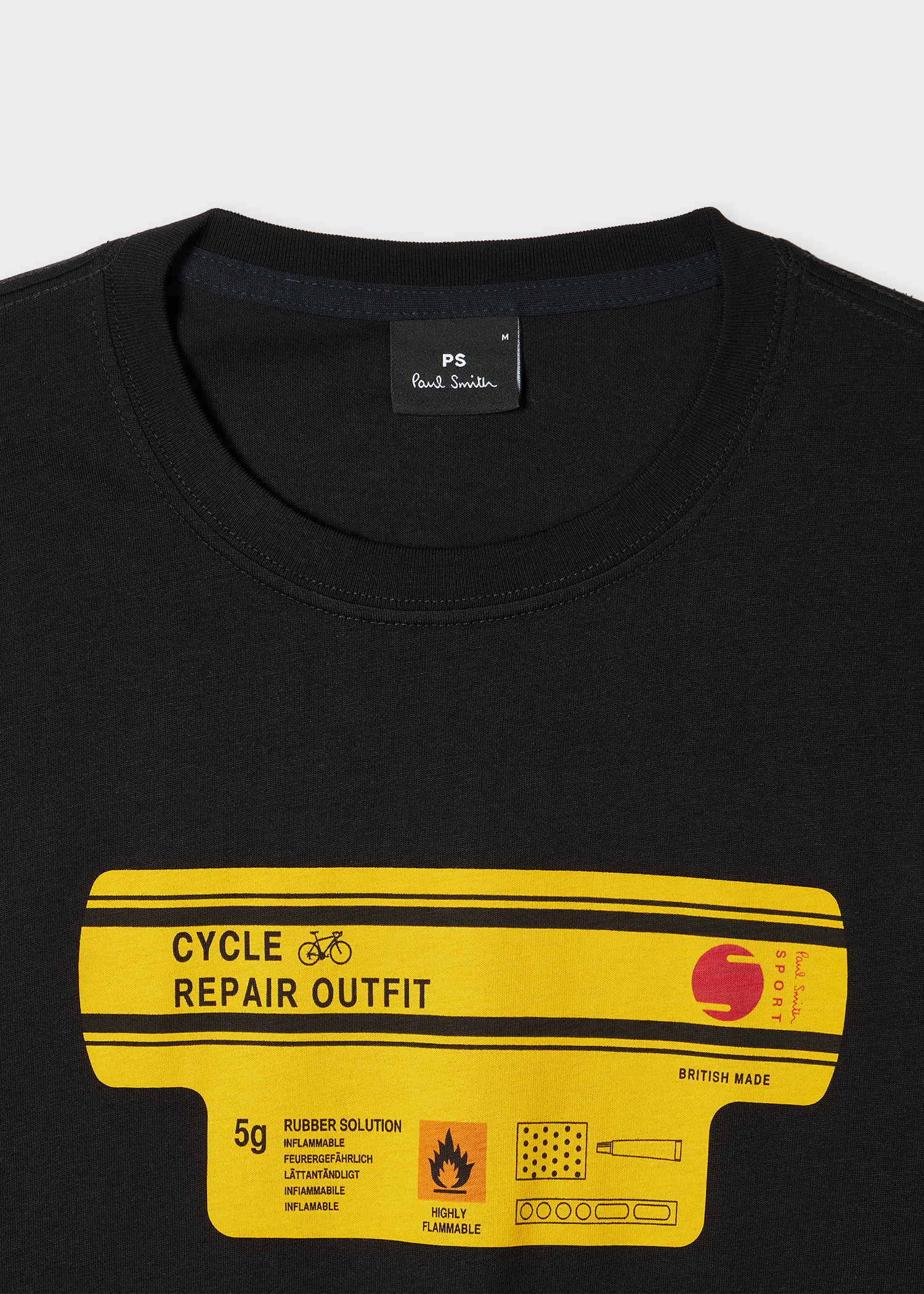Black 'Cycle Repair Outfit' Print T-Shirt - 2