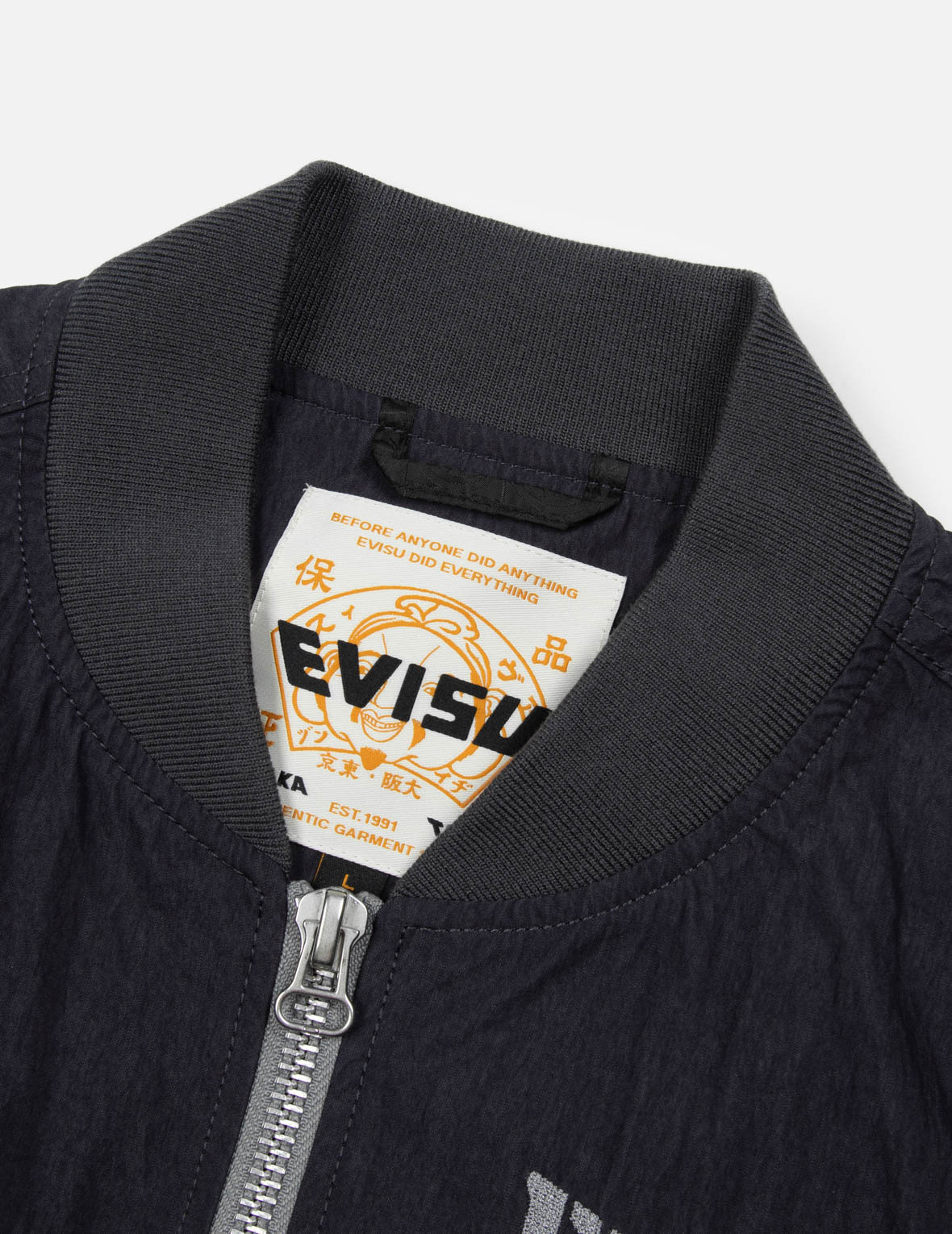 MULTI BRANDING PRINT AND EMBROIDERY LOOSE FIT BOMBER JACKET - 7