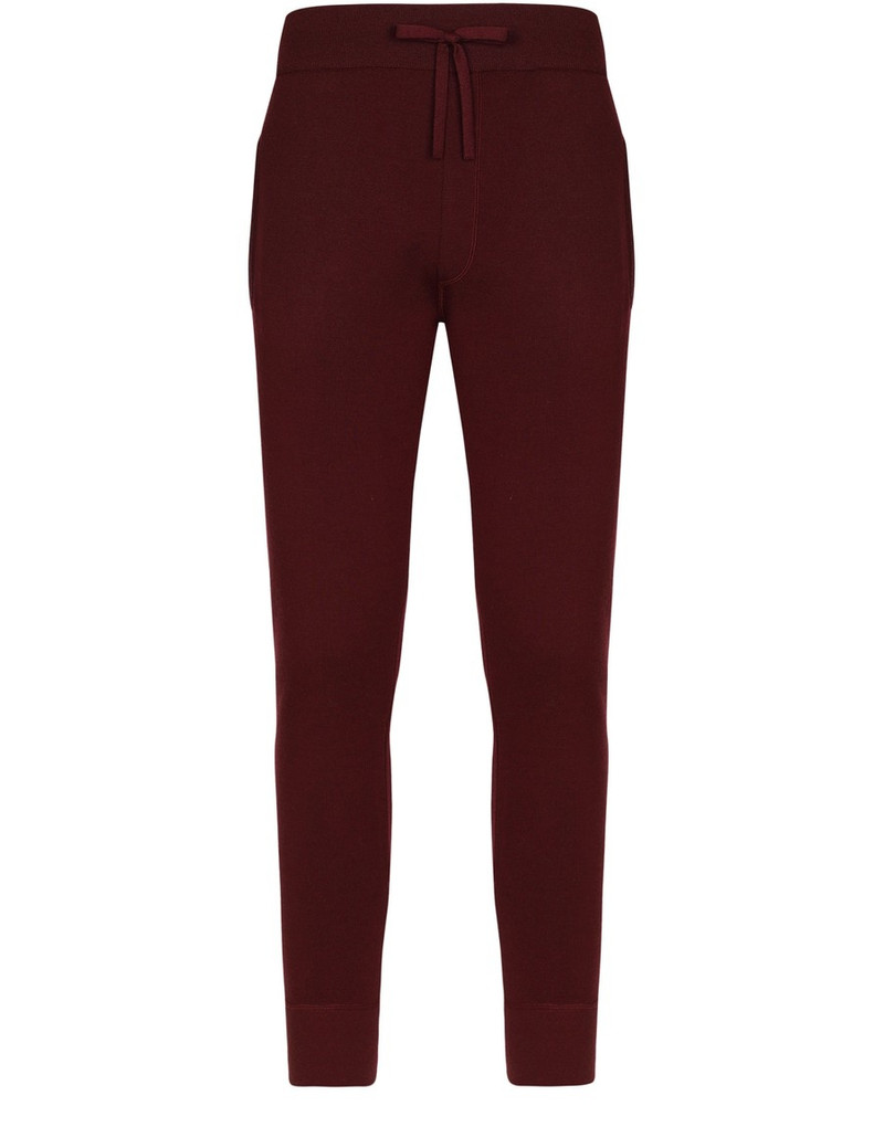 Wool and cashmere jogging pants 1