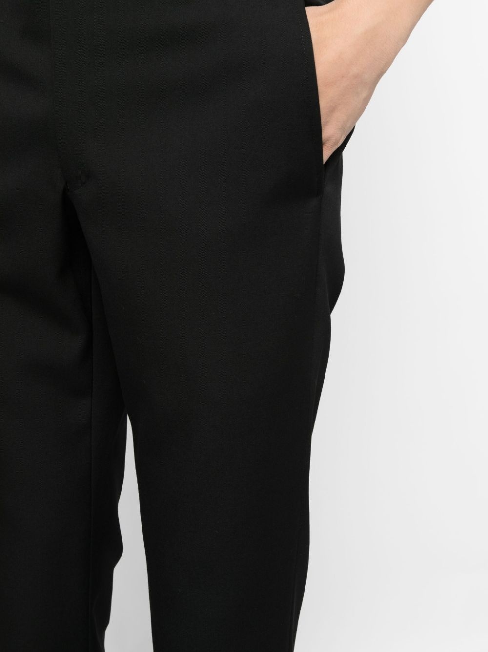 straight-leg tailored trousers - 5