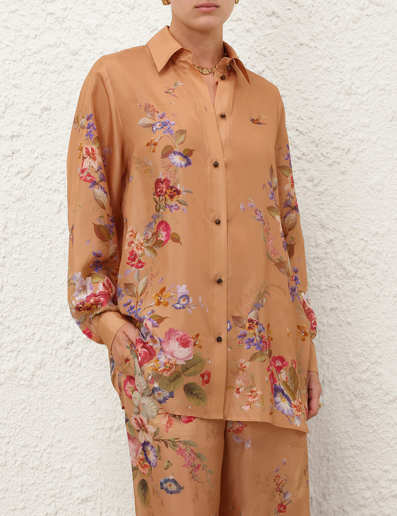 Zimmermann PATIENCE RELAXED SHIRT outlook
