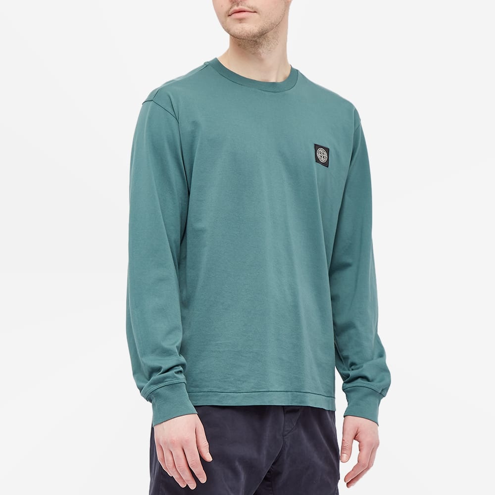 Stone Island Patch Long Sleeve Tee - 3