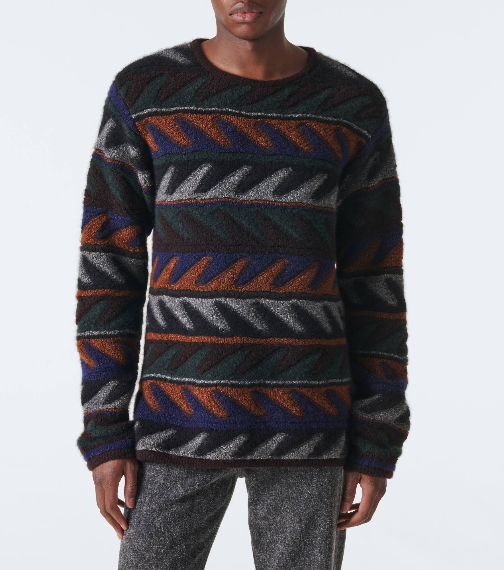 Bakou intarsia cashmere and silk sweater - 3