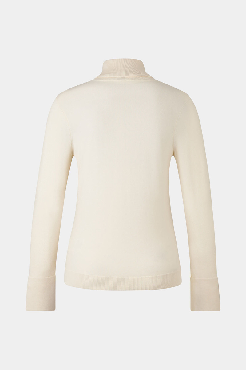 BOGNER Vinny turtleneck pullover in Cream outlook